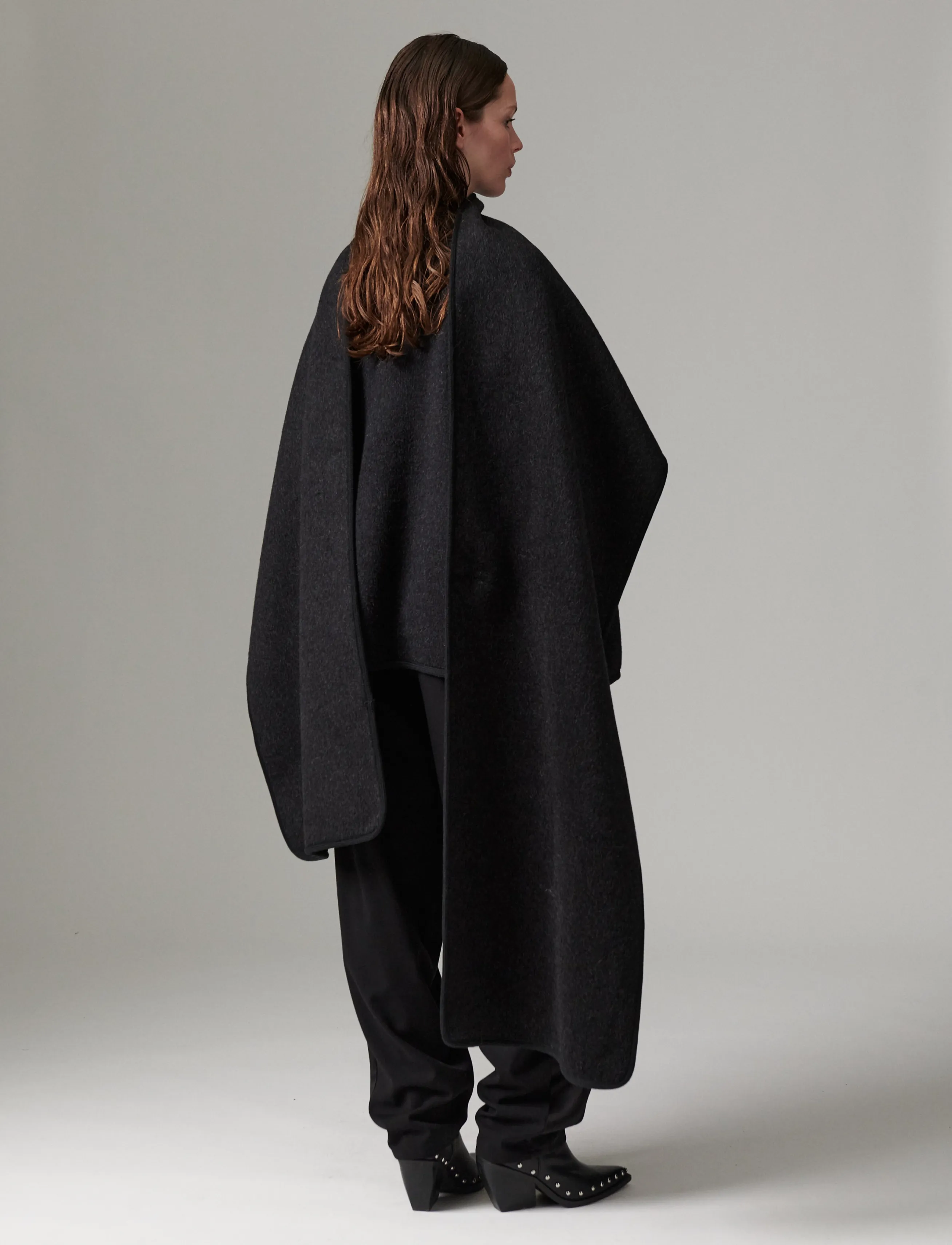 Day Birger et Mikkelsen - DAYSia - Bonded Soft Wool - wolljacken - dark grey melange - 5