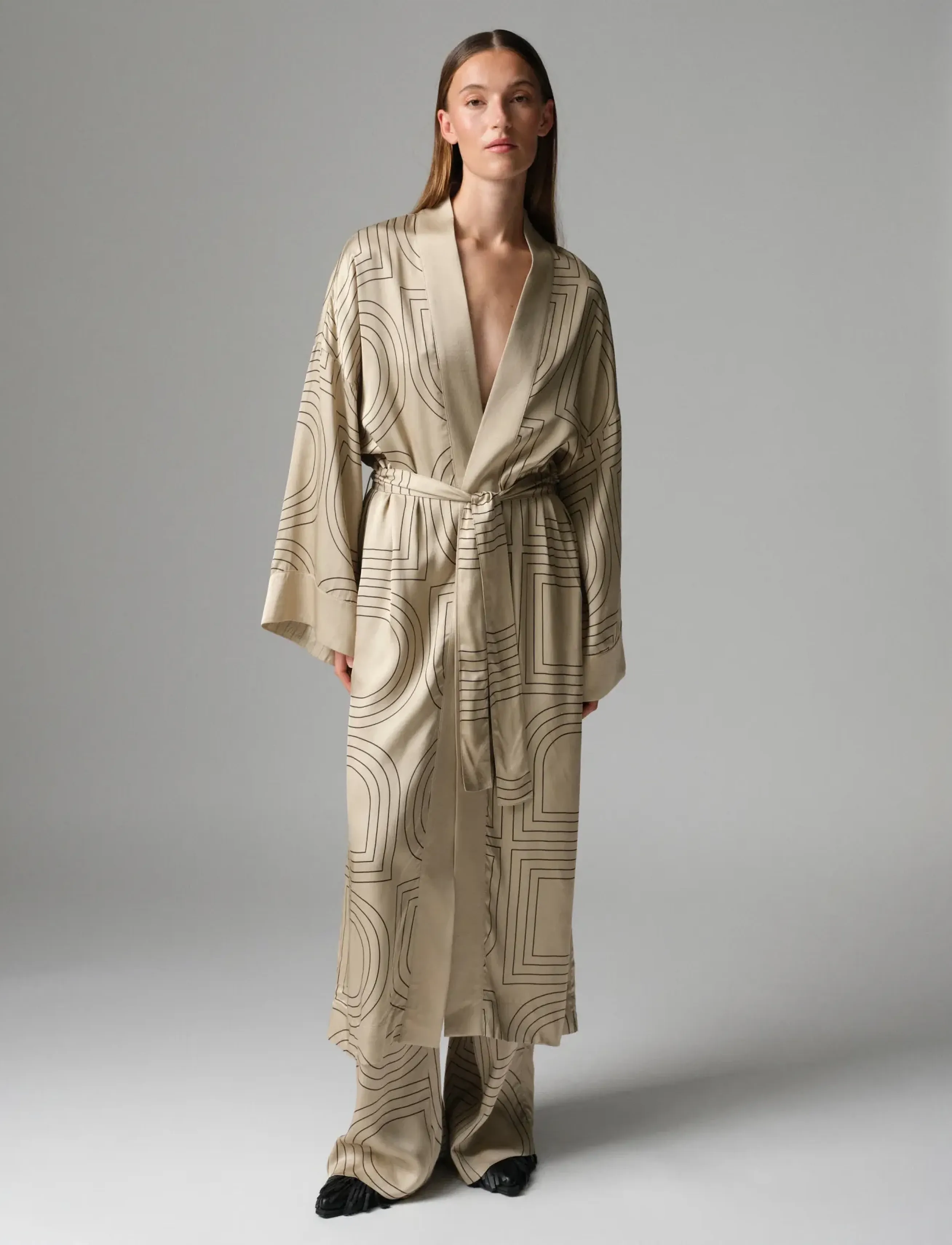 Day Birger et Mikkelsen - DAYRani - Fluid Viscose - humus with black - 0