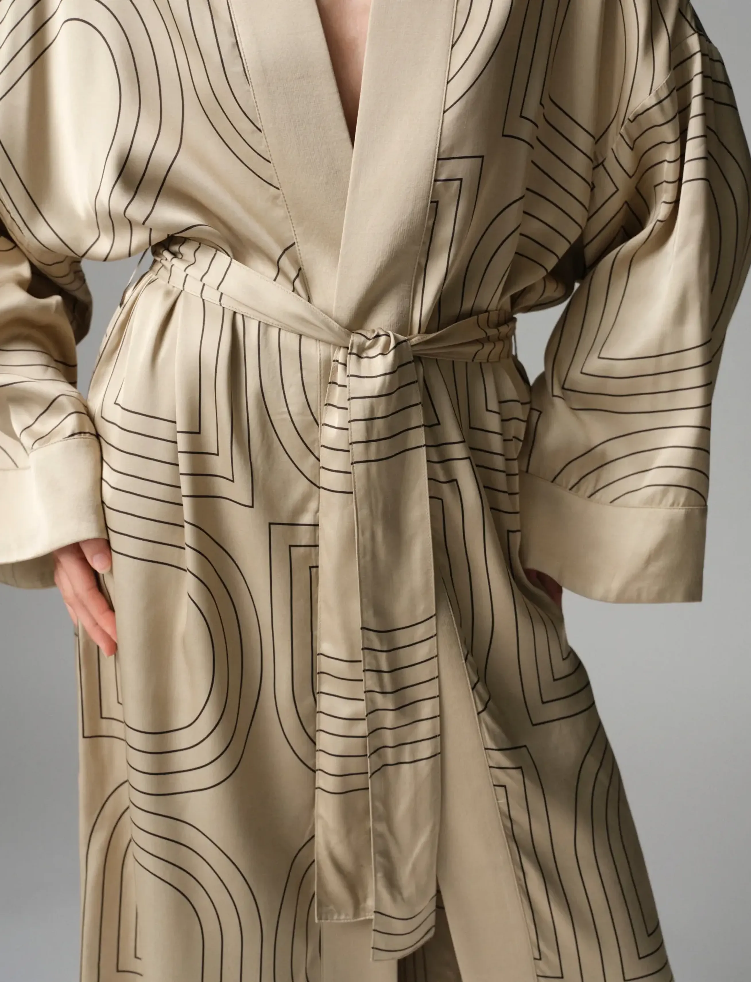Day Birger et Mikkelsen - DAYRani - Fluid Viscose - humus with black - 3