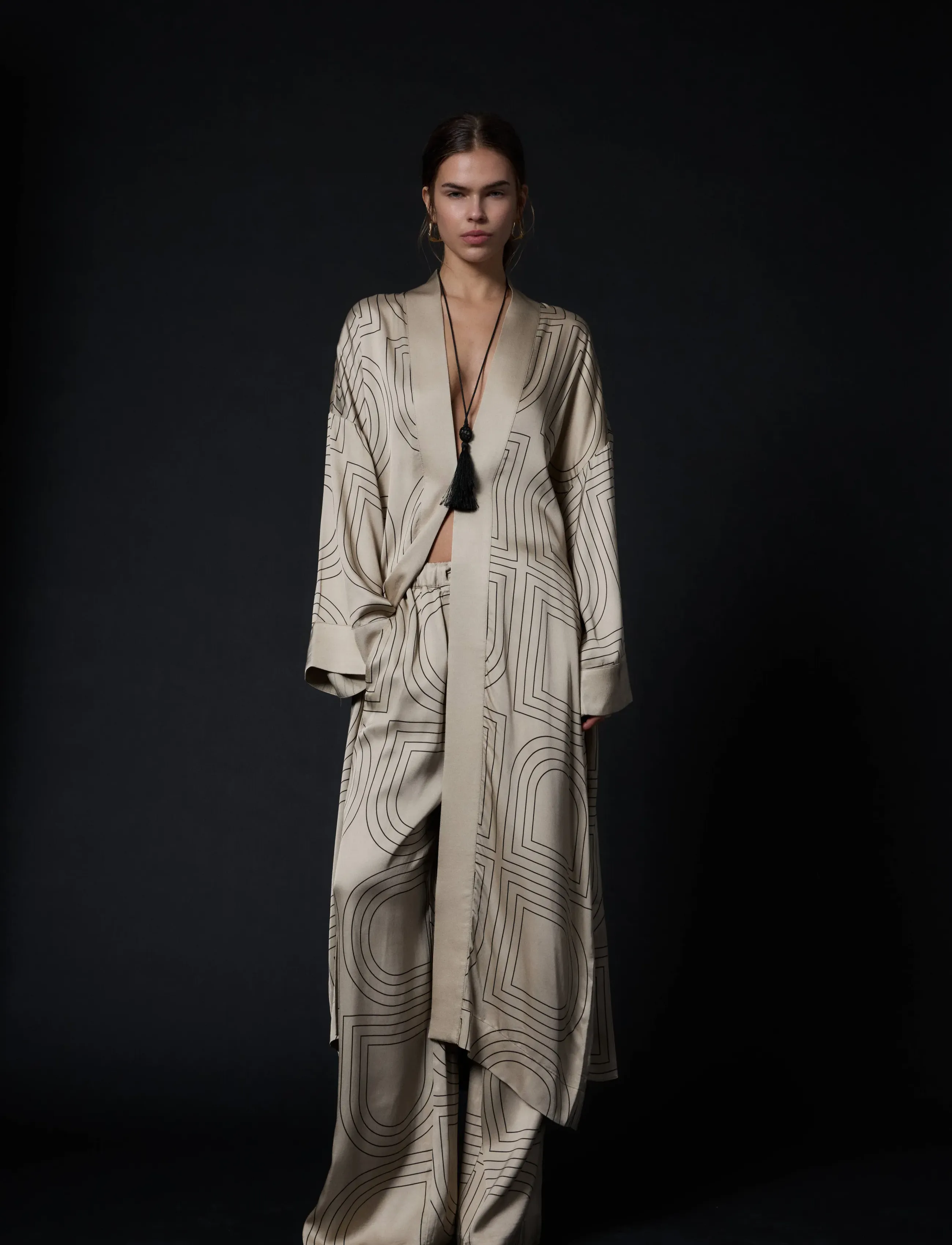 Day Birger et Mikkelsen - DAYRani - Fluid Viscose - humus with black - 5
