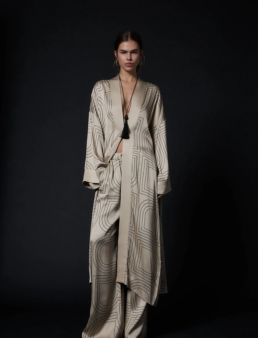 Day Birger et Mikkelsen - DAYRani - Fluid Viscose - humus with black - 5