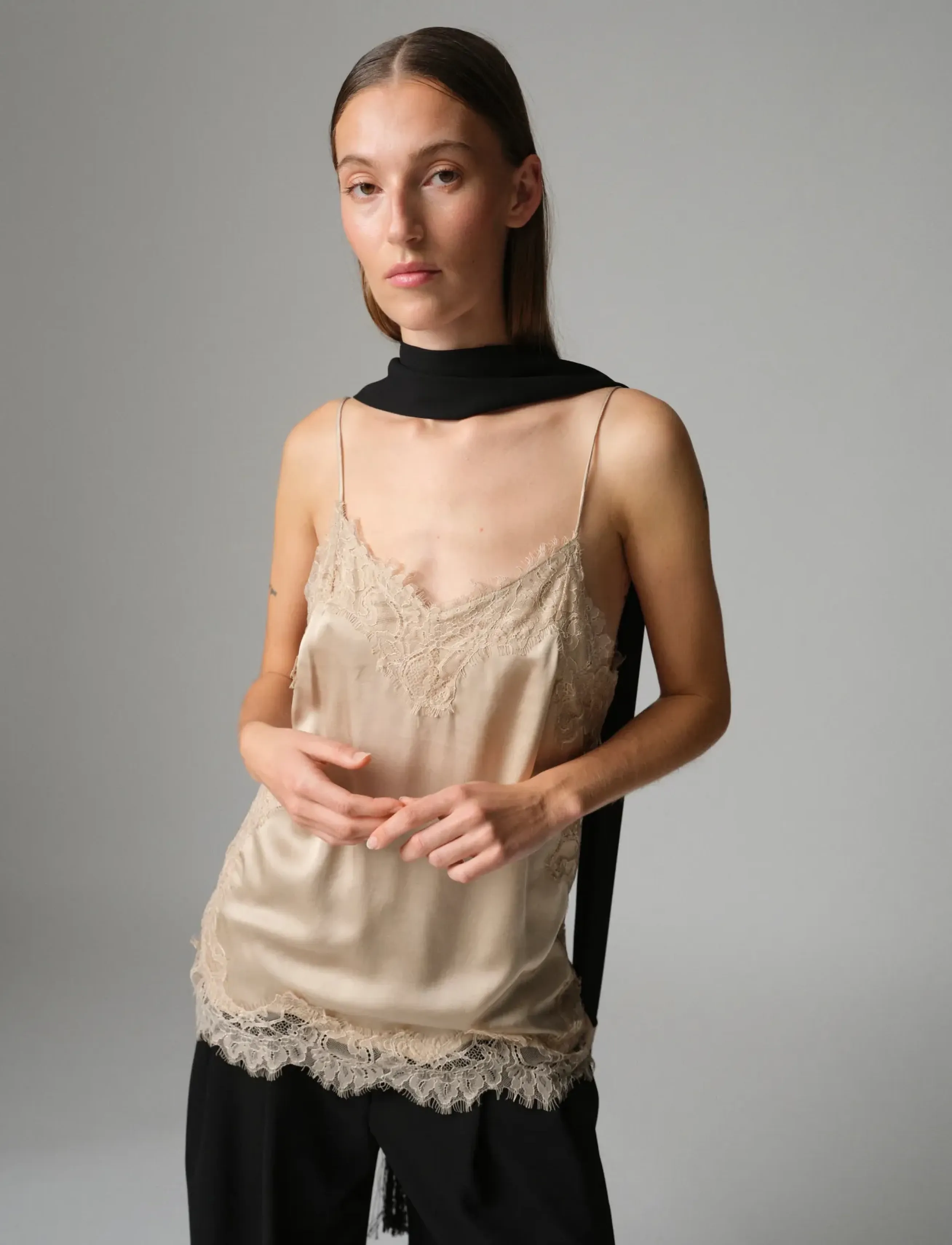 Day Birger et Mikkelsen - DAYLacey - Fluid Viscose - humus - 0
