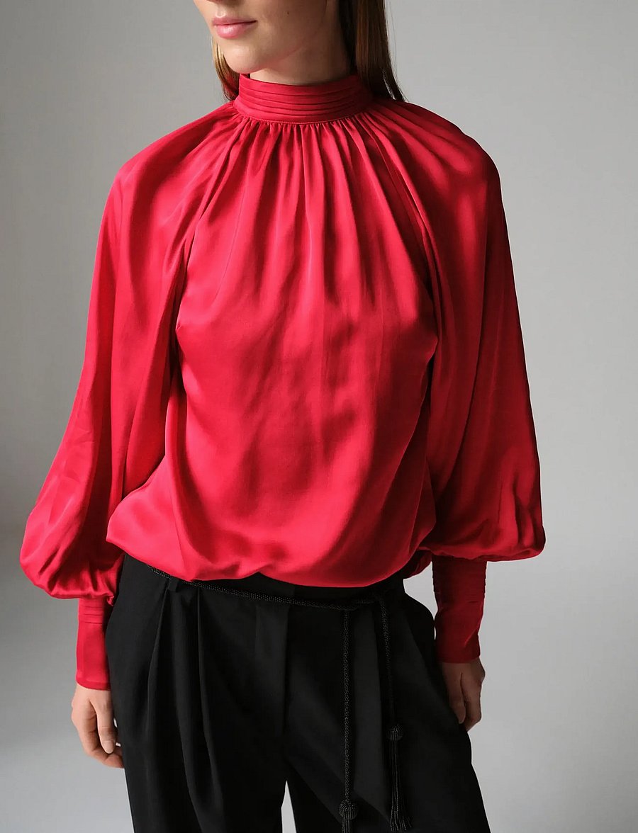 Day Birger et Mikkelsen - DAYFema - Fluid Viscose - biking red - 0