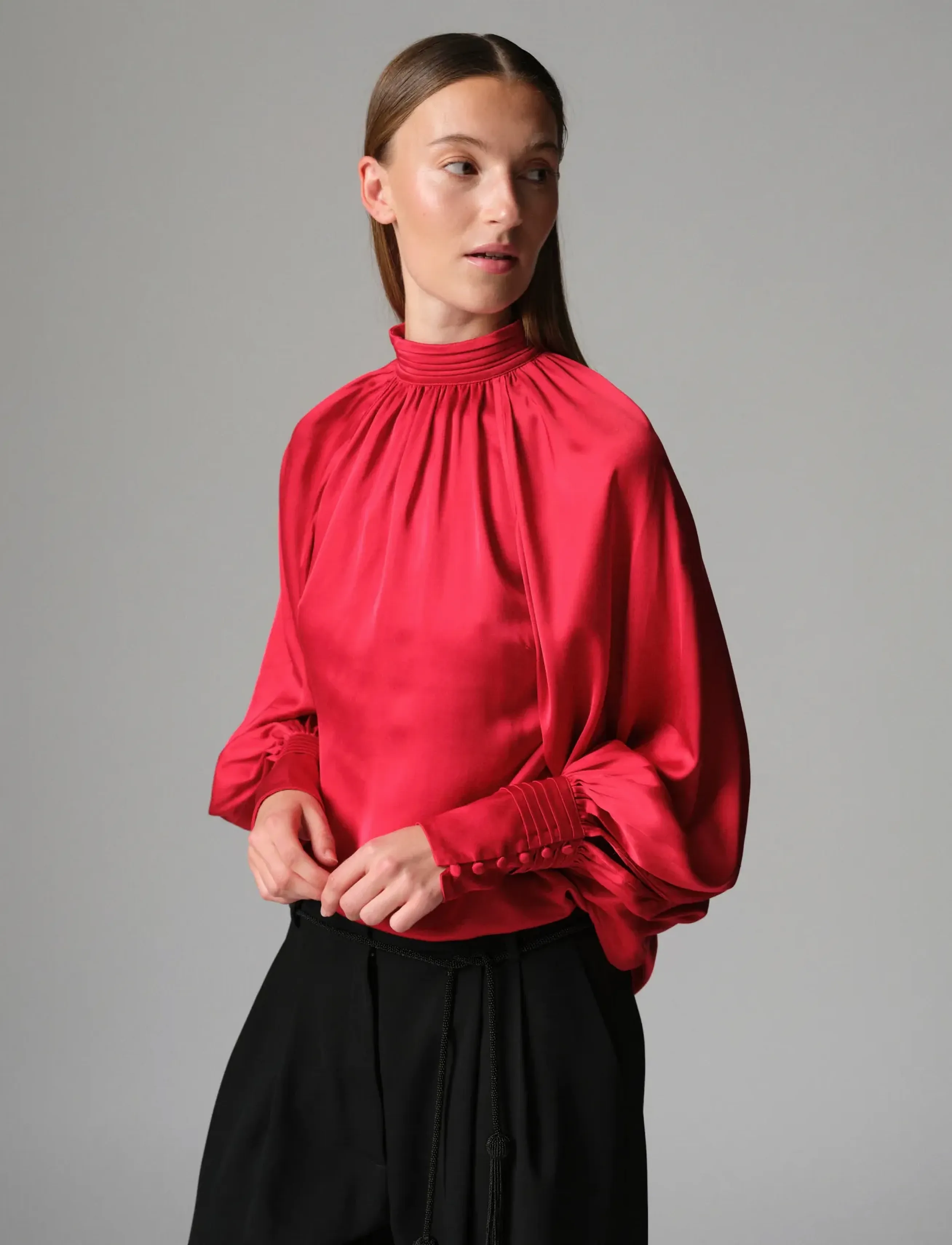Day Birger et Mikkelsen - DAYFema - Fluid Viscose - biking red - 4