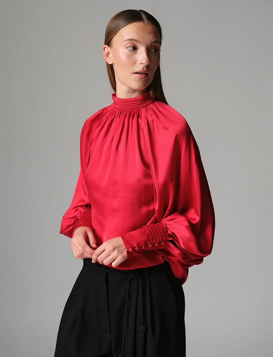 Day Birger et Mikkelsen - DAYFema - Fluid Viscose - biking red - 4