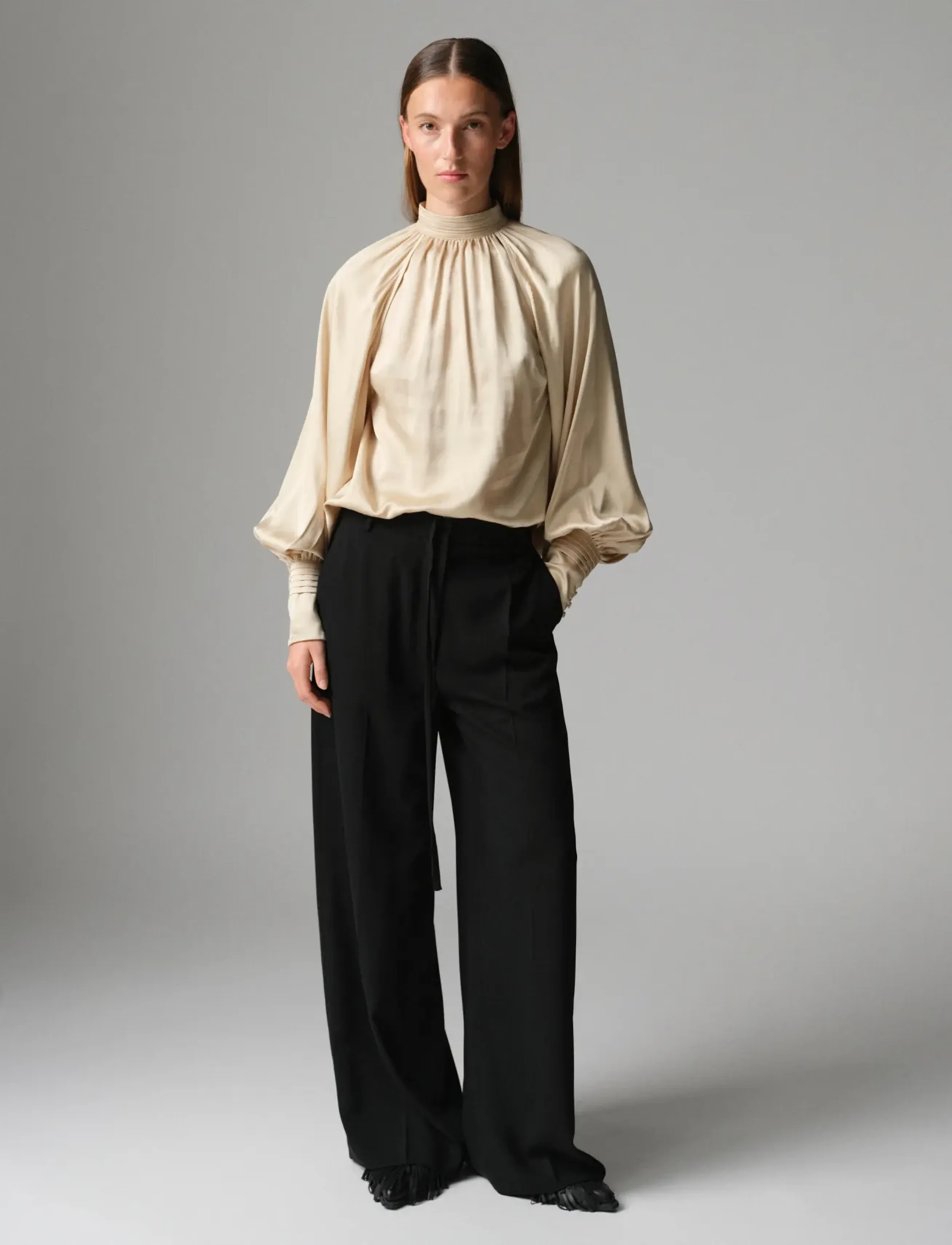 Day Birger et Mikkelsen DAYFema - Fluid Viscose - Clothing - HUMUS / beige
