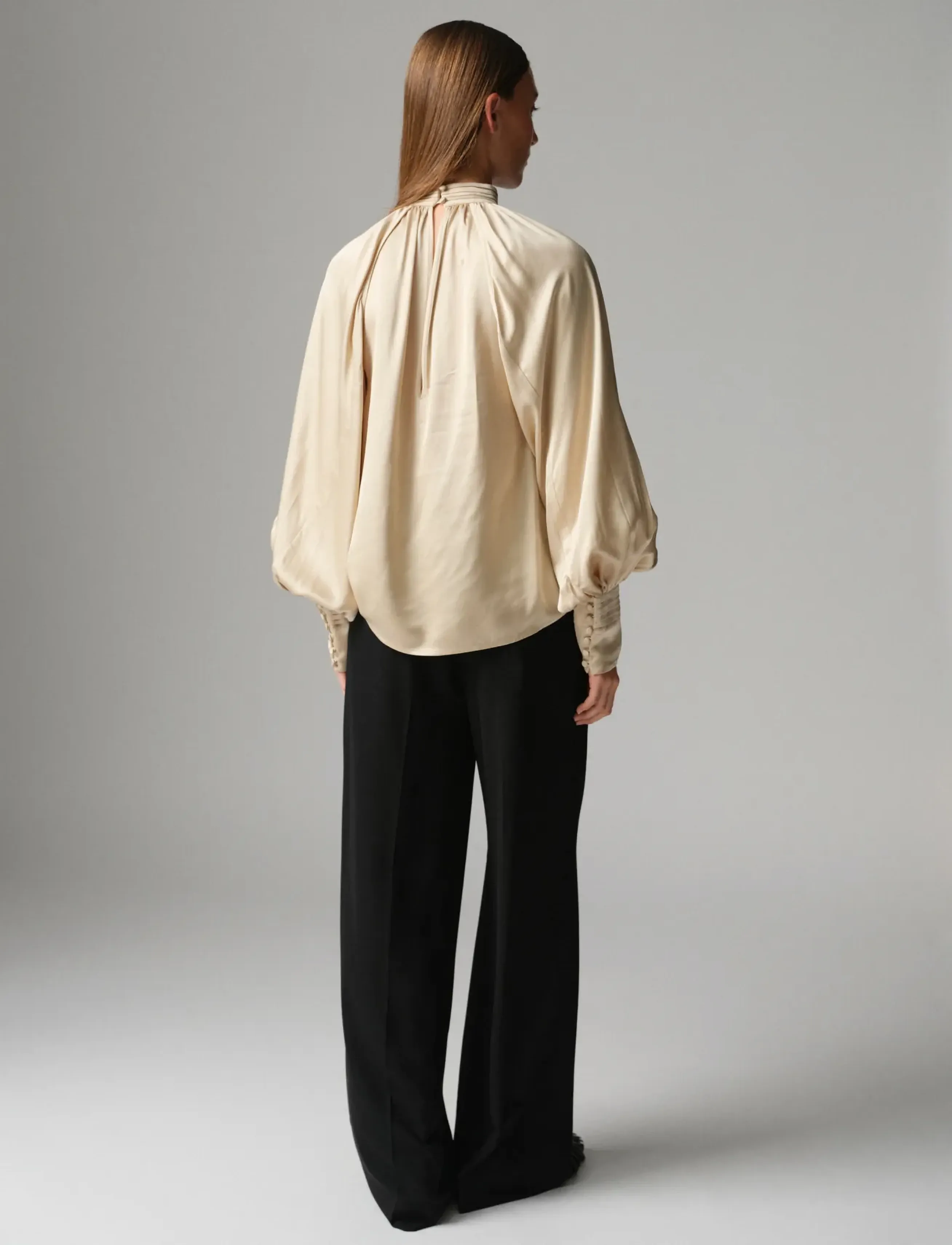 Day Birger et Mikkelsen - DAYFema - Fluid Viscose - long sleeved blouses - humus - 4