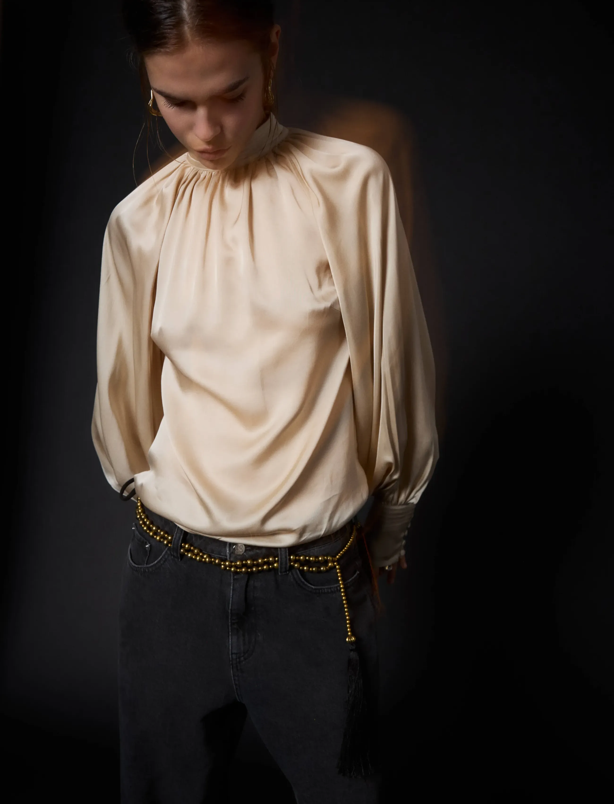 Day Birger et Mikkelsen - DAYFema - Fluid Viscose - long sleeved blouses - humus - 5
