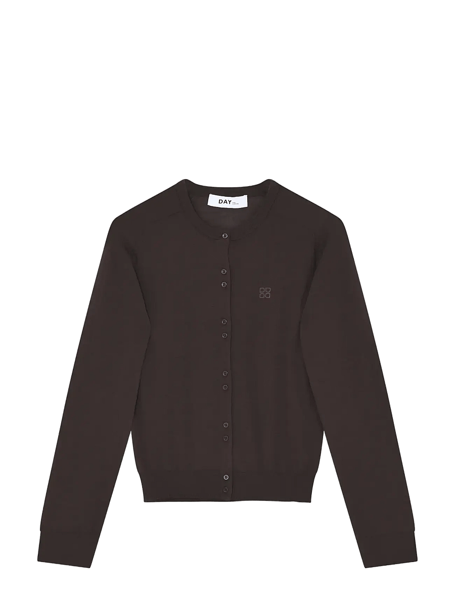 Day Birger et Mikkelsen - DAYLuna - Daily Elements - cardigans - chocolate plum - 0
