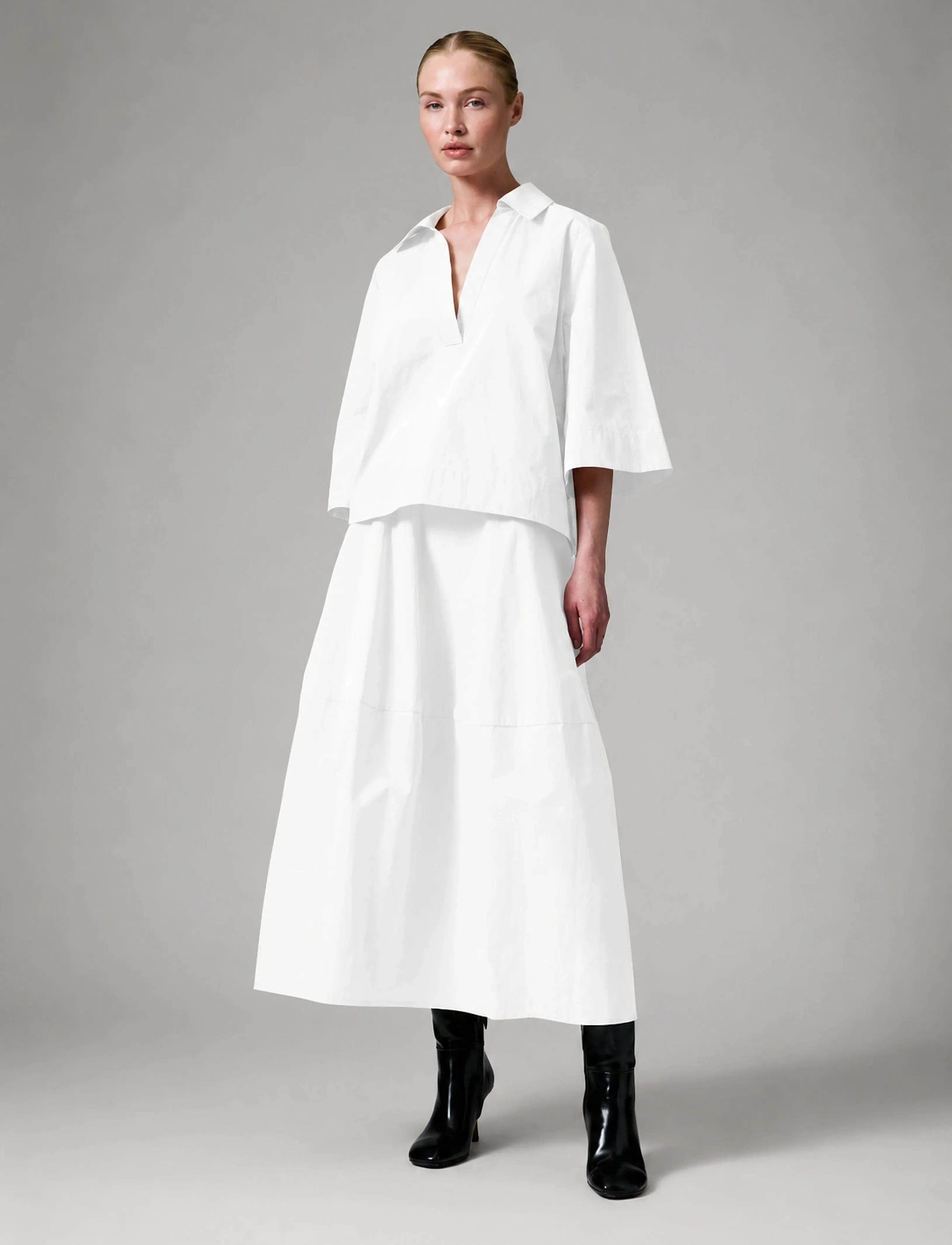 Day Birger et Mikkelsen - DAYLuma- Cottaline - lühikeste varrukatega pluusid - brilliant white - 3
