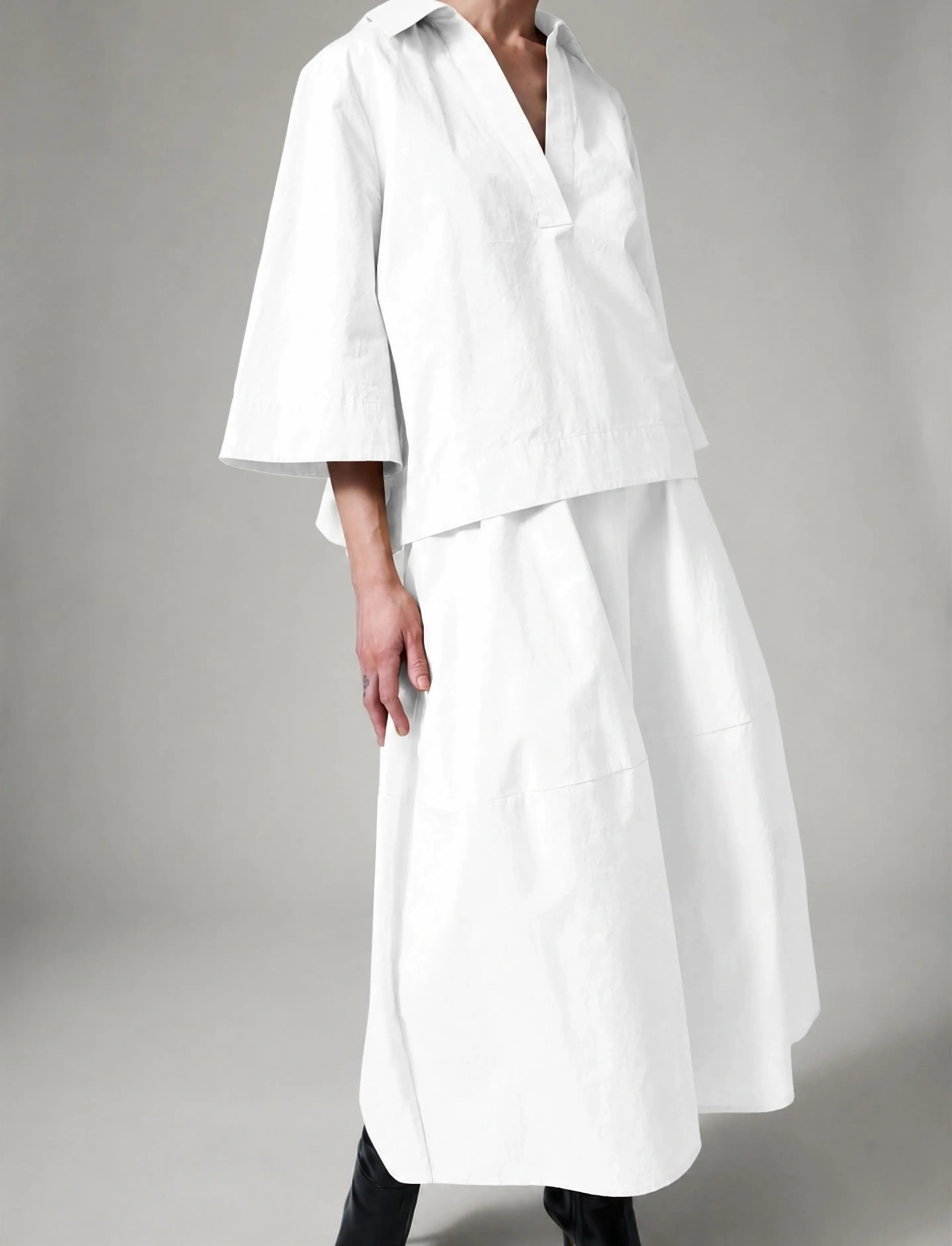 Day Birger et Mikkelsen - DAYLuma- Cottaline - lühikeste varrukatega pluusid - brilliant white - 4