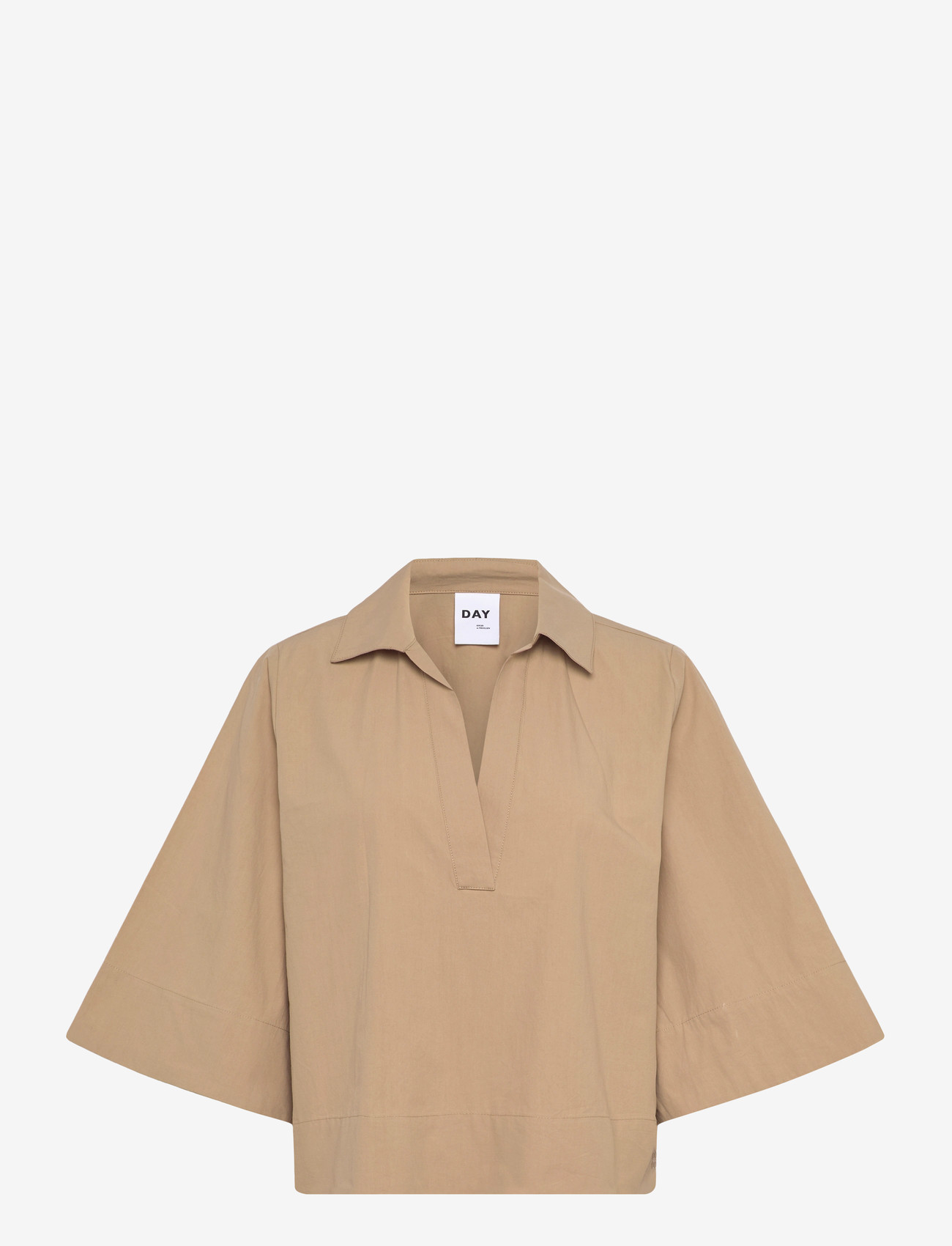 Day Birger et Mikkelsen - DAYLuma- Cottaline - kortærmede bluser - taupe - 1