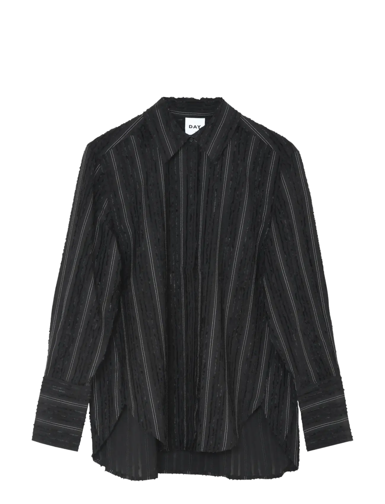 Day Birger et Mikkelsen - DAYZoe - Raw Stripes - långärmade skjortor - black - 2