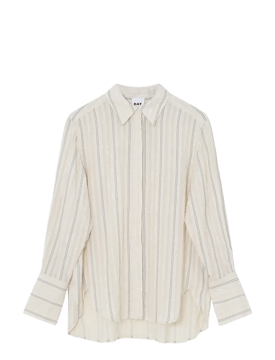 Day Birger et Mikkelsen - DAYZoe - Raw Stripes - långärmade skjortor - jet stream - 1