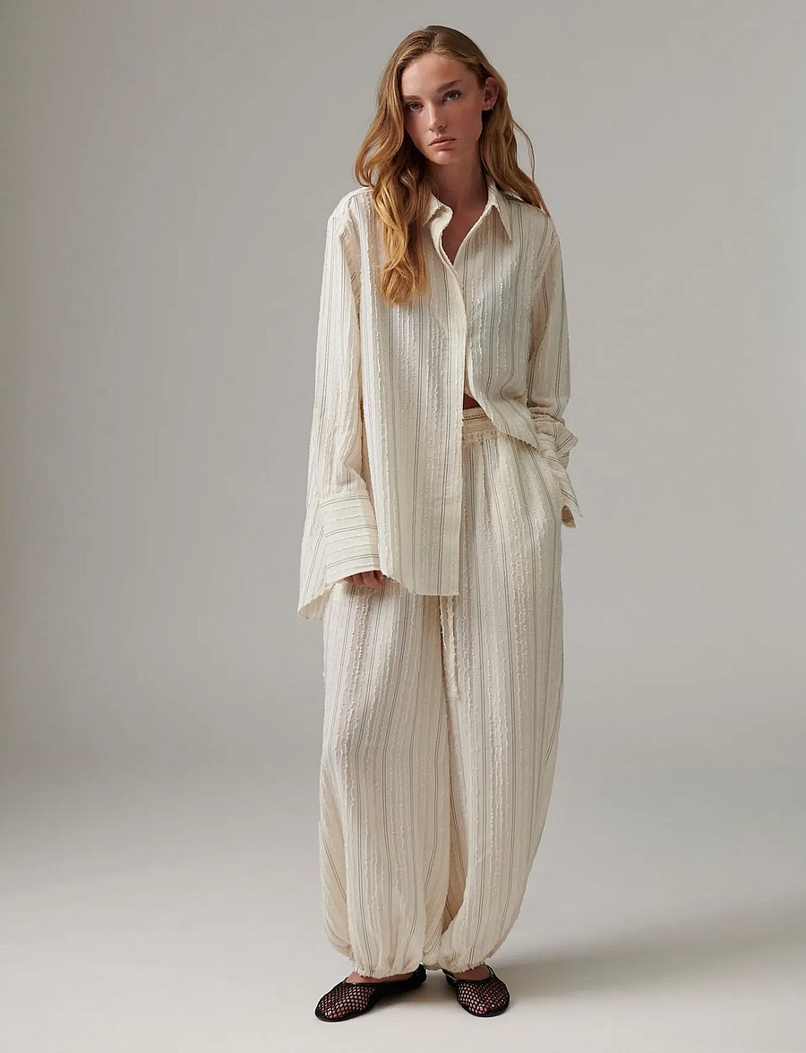 Day Birger et Mikkelsen - DAYZoe - Raw Stripes - långärmade skjortor - jet stream - 3