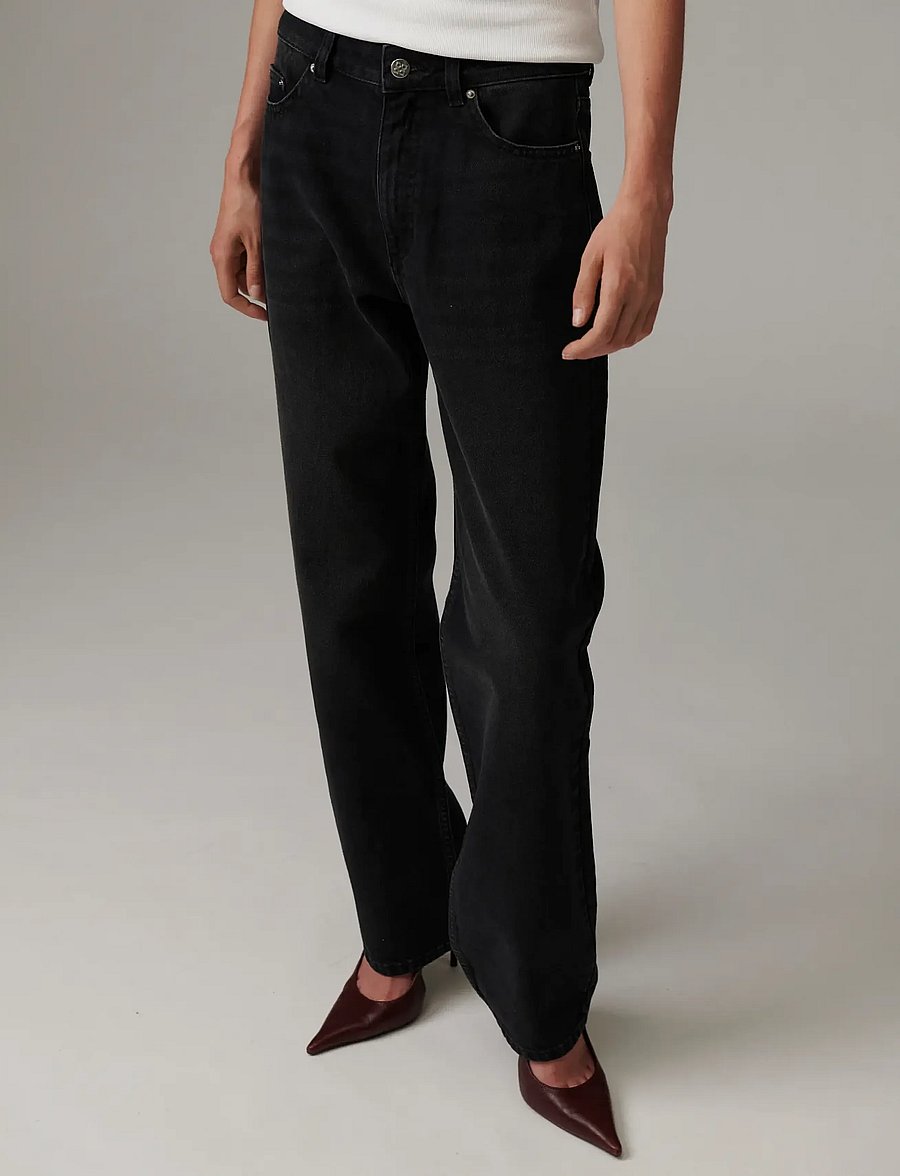 Day Birger et Mikkelsen - DAYRiven - Soft Denim Structure - raka jeans - washed black - 0