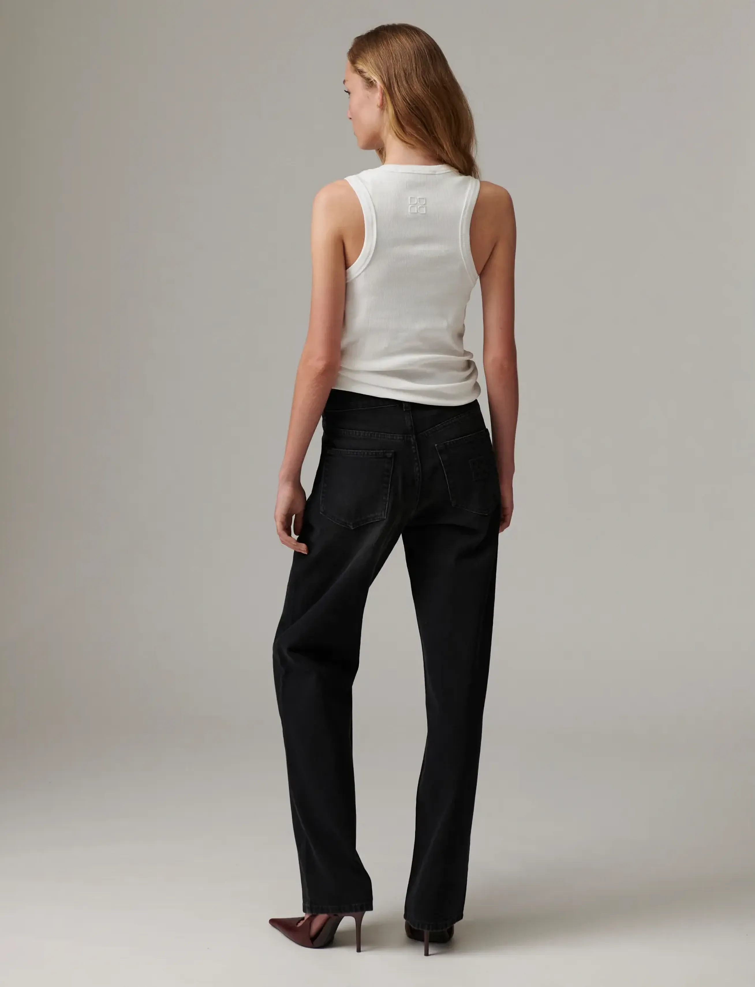 Day Birger et Mikkelsen - DAYRiven - Soft Denim Structure - raka jeans - washed black - 5