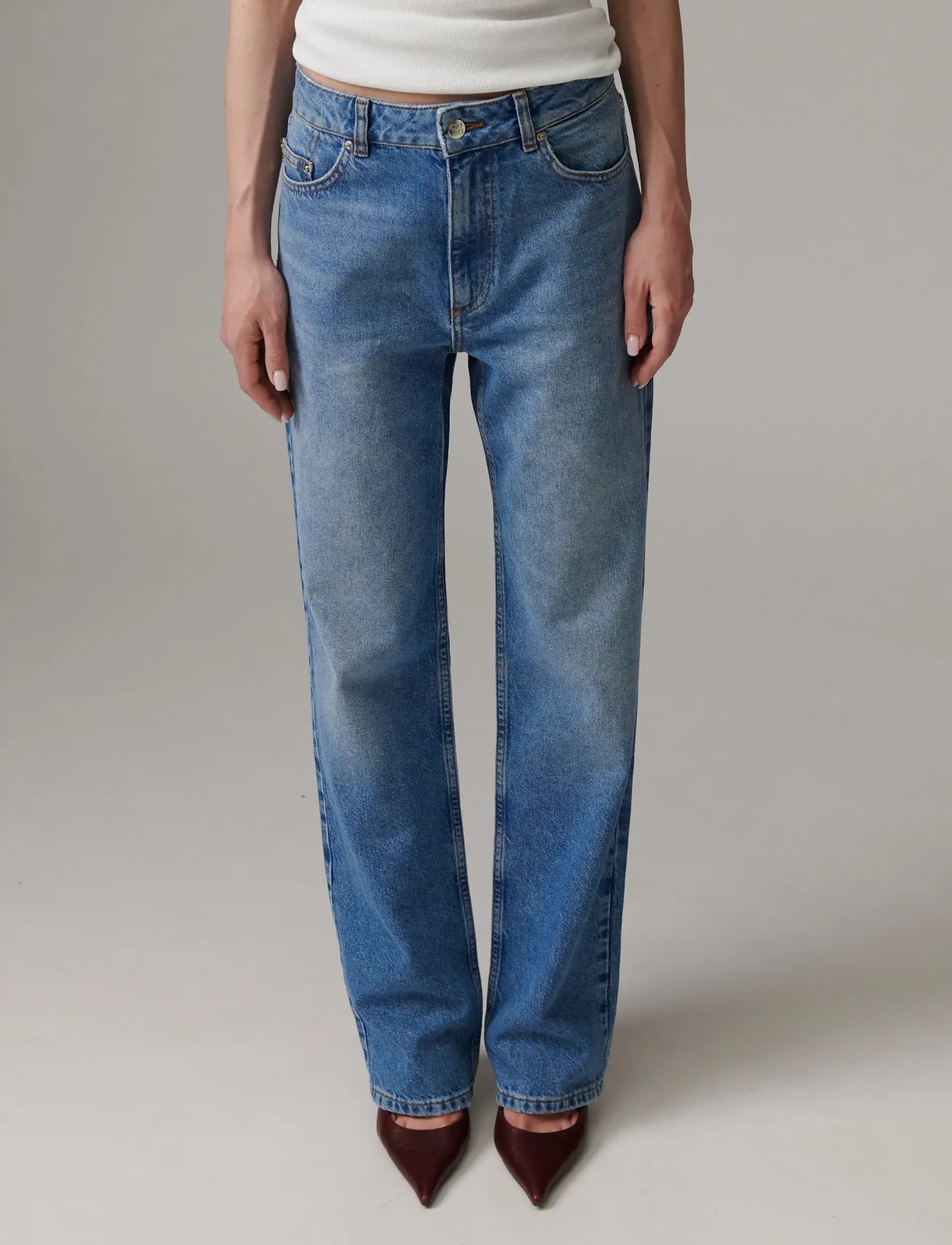 Day Birger et Mikkelsen DAYRiven - Soft Denim Structure - Inspiration - WASHED BLUE / blue