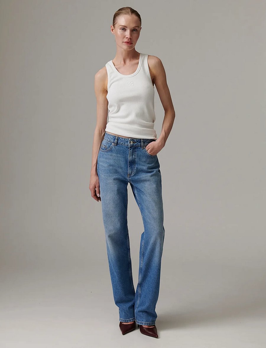 Day Birger et Mikkelsen - DAYRiven - Soft Denim Structure - straight jeans - washed blue - 3