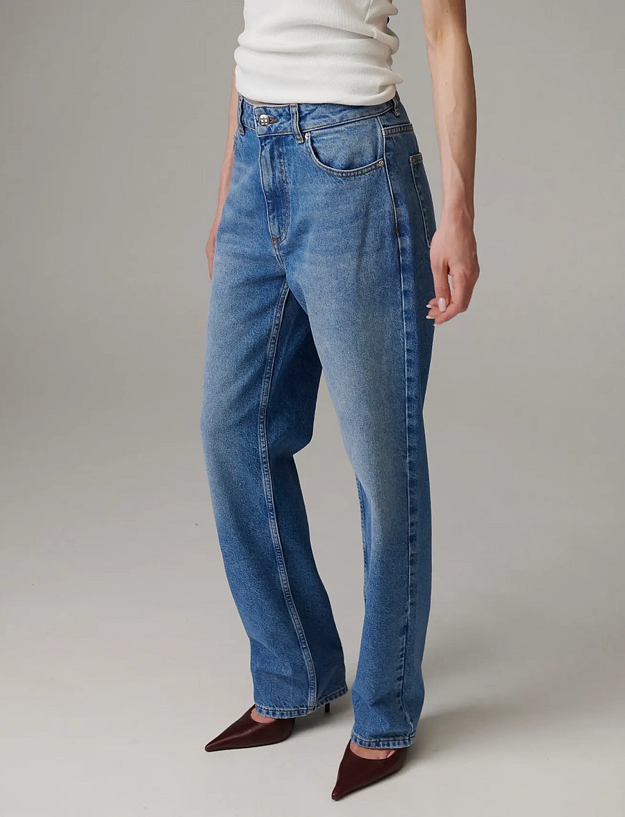 Day Birger et Mikkelsen - DAYRiven - Soft Denim Structure - straight jeans - washed blue - 4