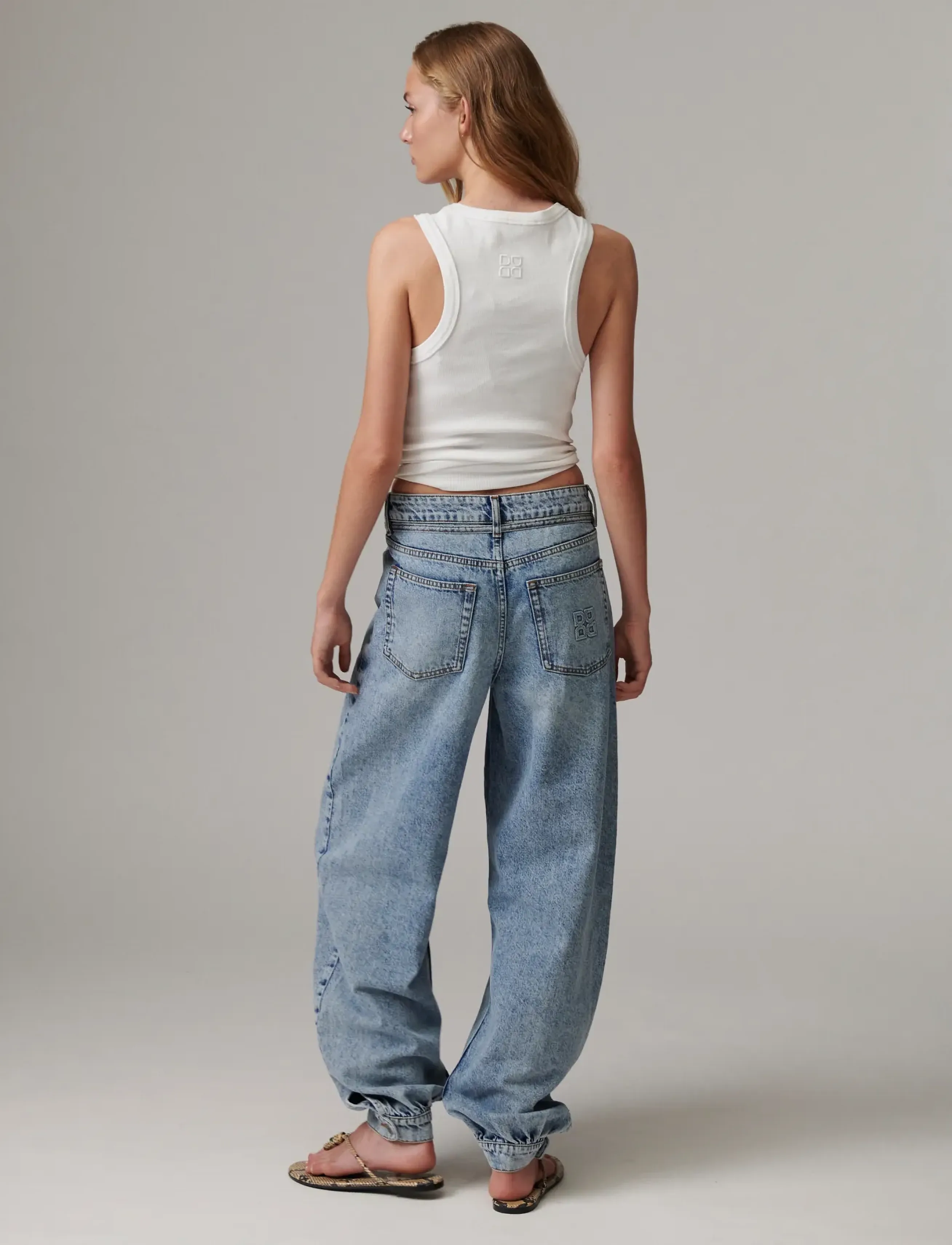 DAY BIRGER ET MIKKELSEN Dayblaire Cuff Soft Denim Structu raka jeans dam – bild 4