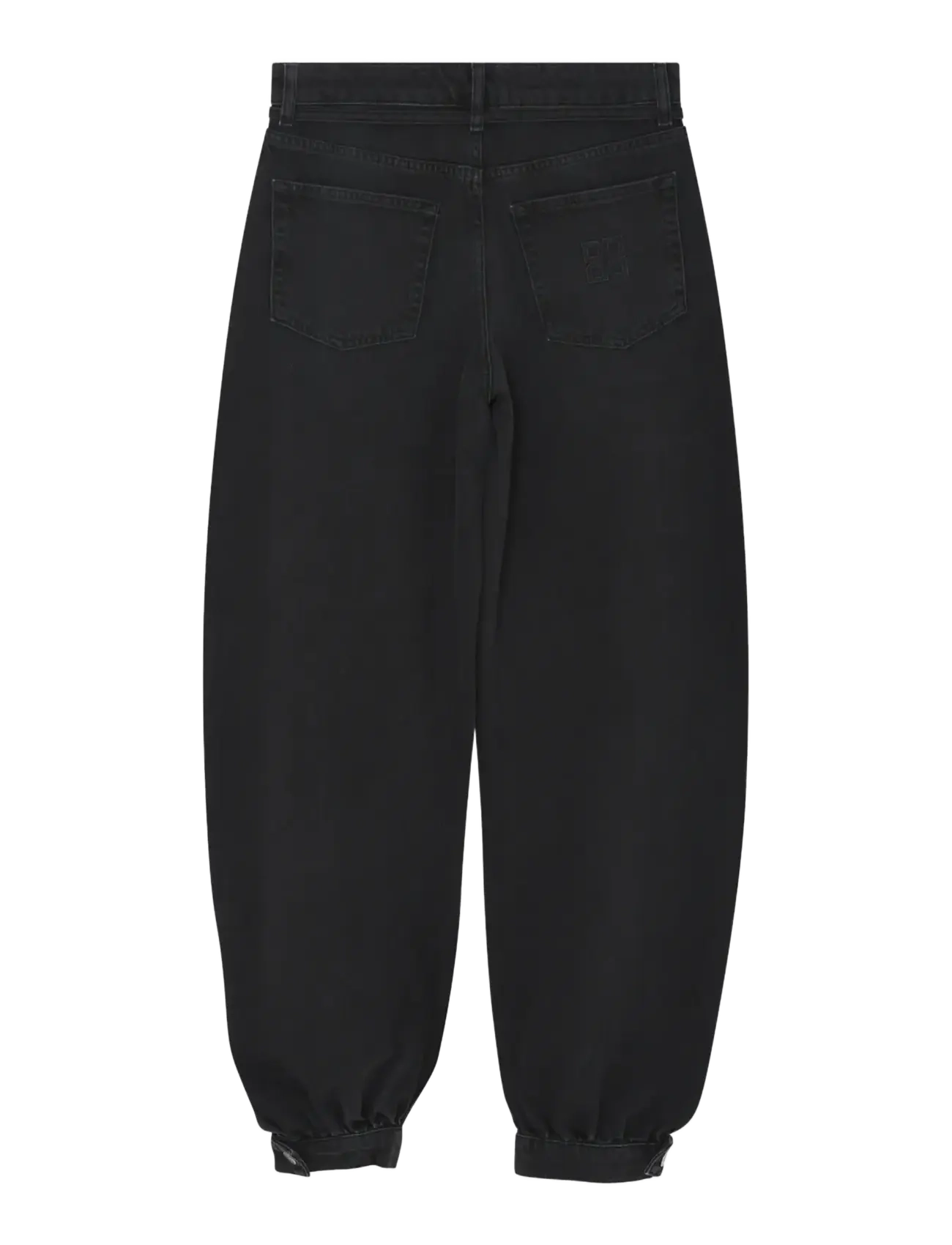 Day Birger et Mikkelsen - DAYBlaire Cuff - Soft Denim Structu - barrel jeans - washed black - 2