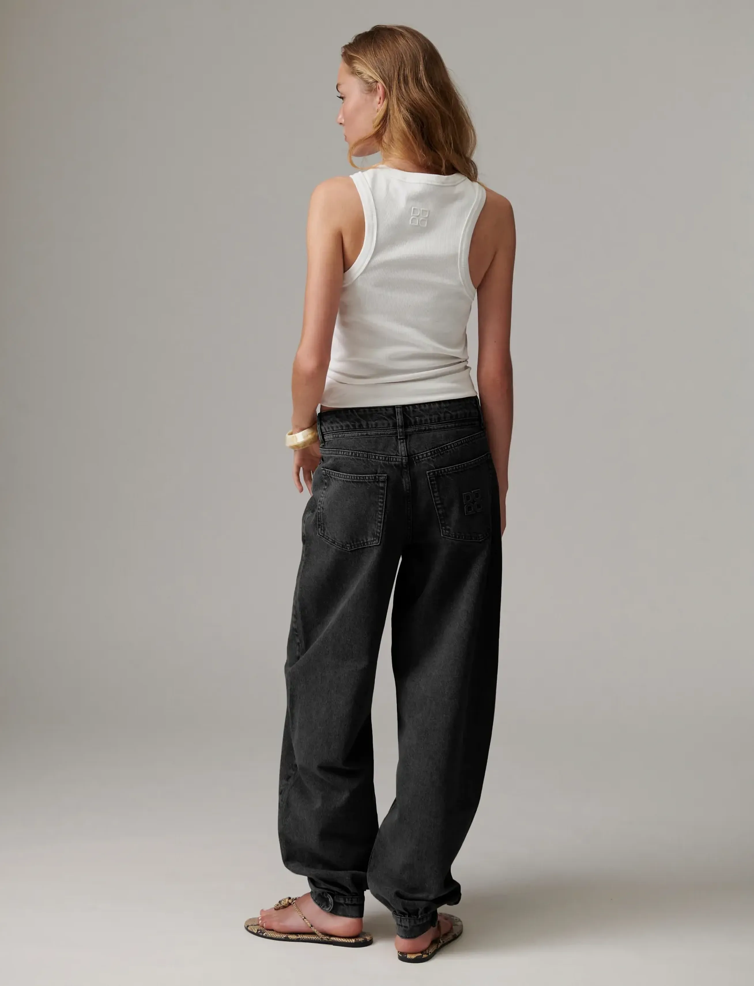 DAY BIRGER ET MIKKELSEN Dayblaire Cuff Soft Denim Structu raka jeans dam – bild 2