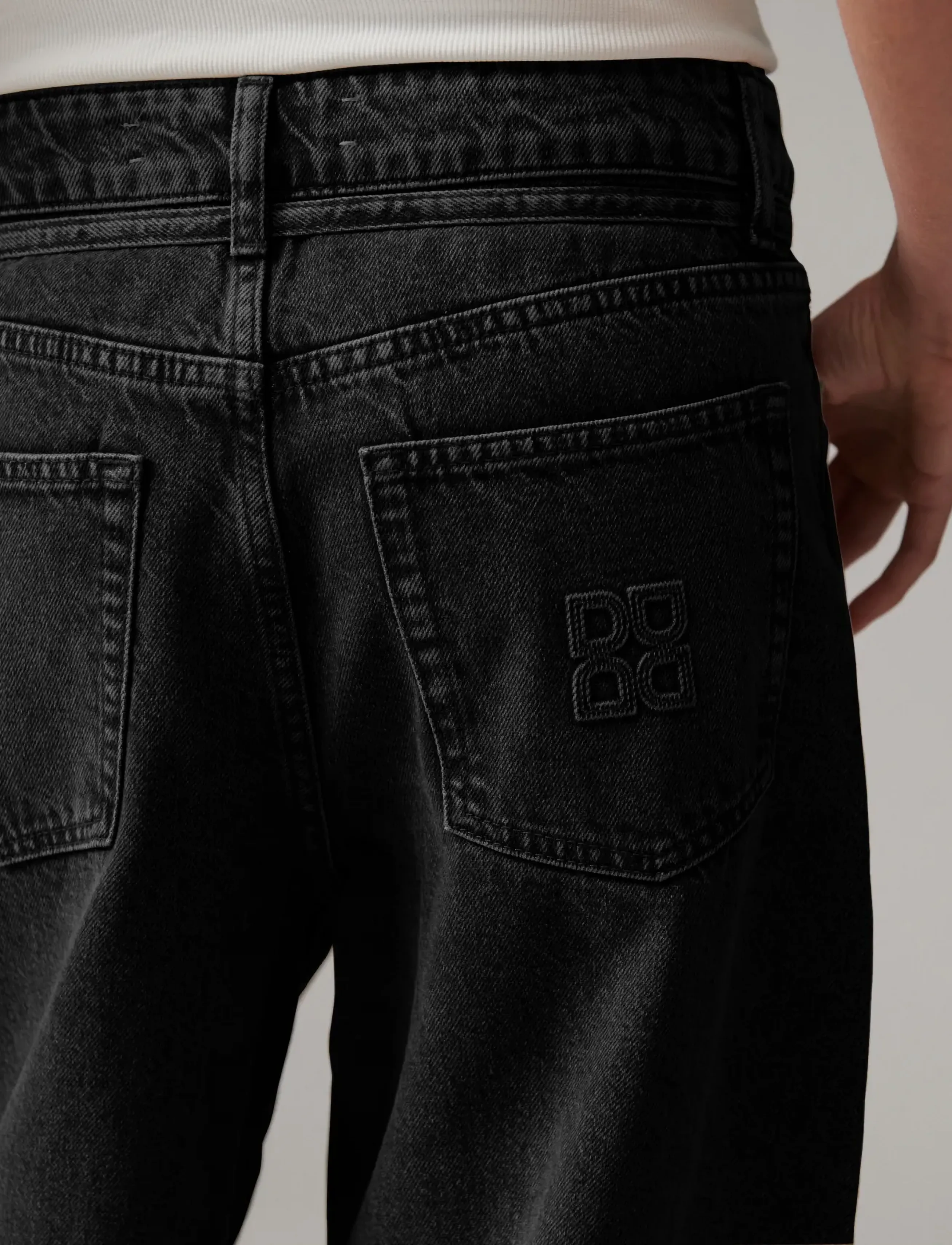 DAY BIRGER ET MIKKELSEN Dayblaire Cuff Soft Denim Structu raka jeans dam – bild 3