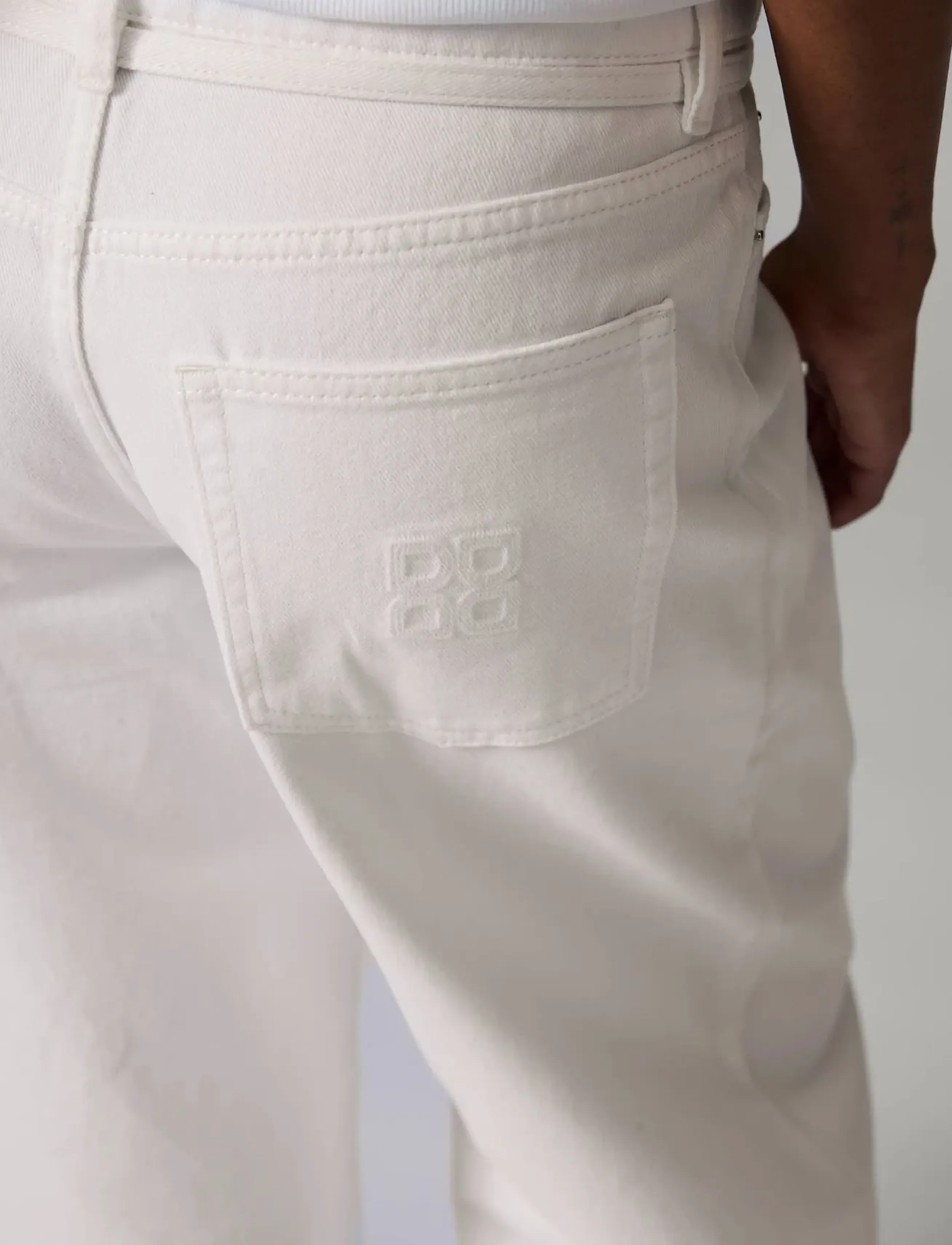 Day Birger et Mikkelsen - Blaire - Soft White Denim - barrel jeans - jet stream - 3