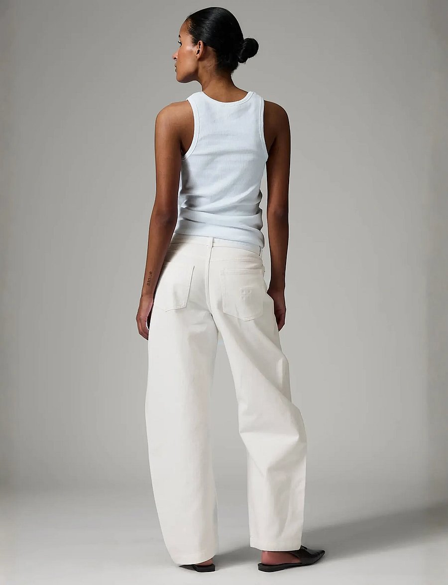 Day Birger et Mikkelsen - Blaire - Soft White Denim - barrel jeans - jet stream - 4