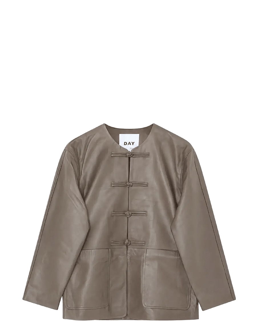 Day Birger et Mikkelsen - DAYSiaa - Soft Lamb Leather - læderjakker - walnut - 1