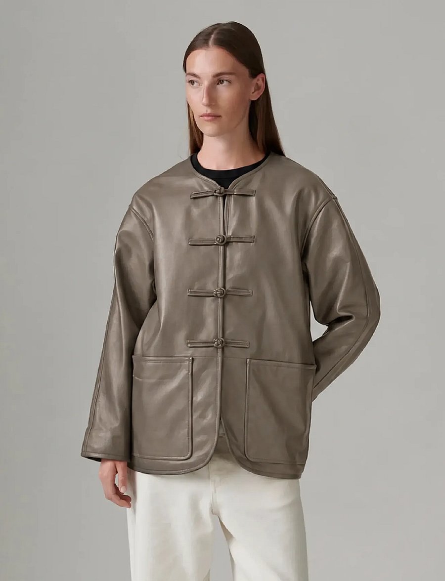 Day Birger et Mikkelsen - DAYSiaa - Soft Lamb Leather - læderjakker - walnut - 0