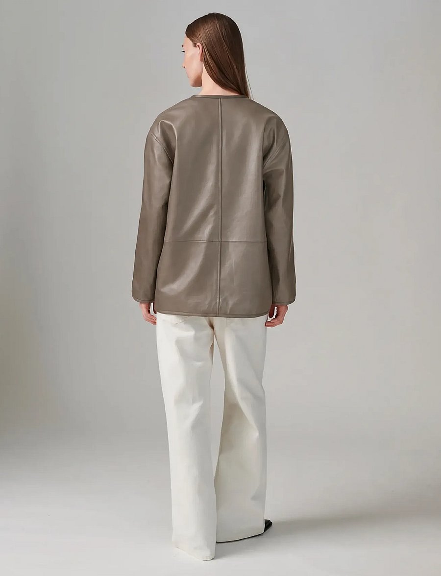 Day Birger et Mikkelsen - DAYSiaa - Soft Lamb Leather - læderjakker - walnut - 3