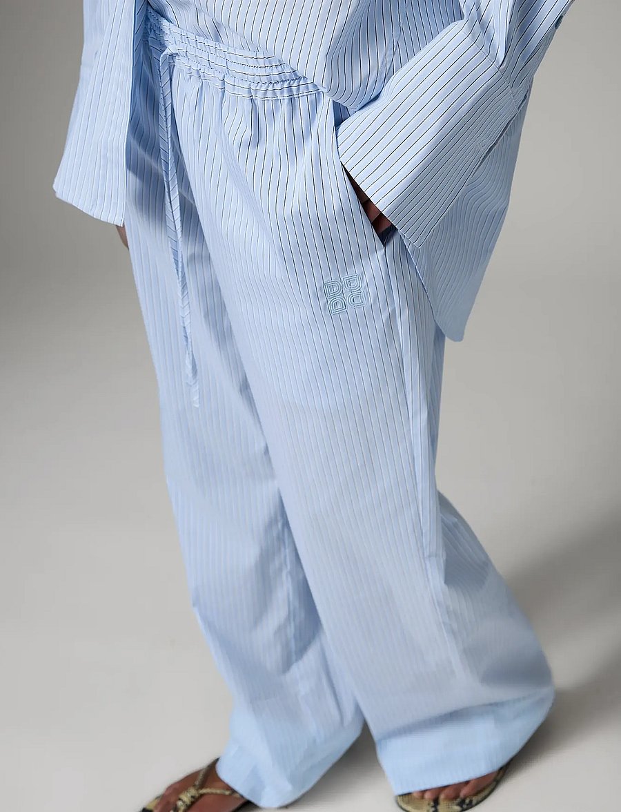 Day Birger et Mikkelsen - DAYZena - Daylounge Stripe - vida byxor - chambray blue - 0