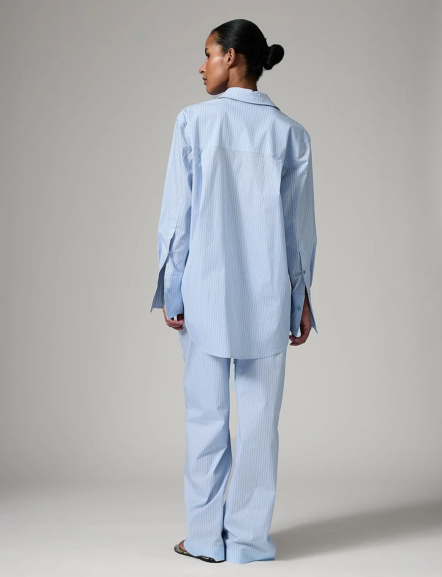 Day Birger et Mikkelsen - DAYZena - Daylounge Stripe - vida byxor - chambray blue - 4