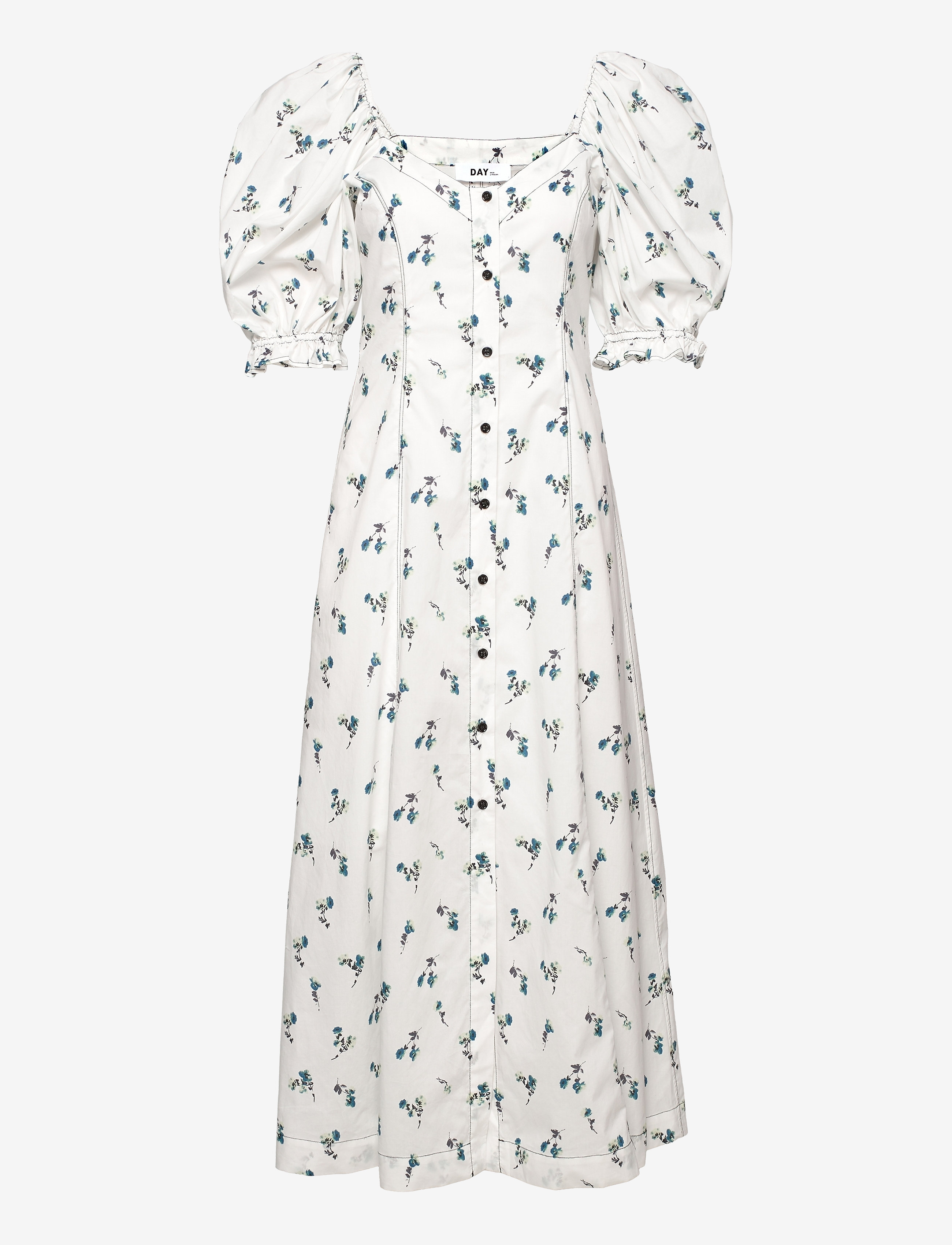 Day Birger et Mikkelsen - Cynthia - Flower Bouquet - sommerkjoler - petrol bouquet - 3