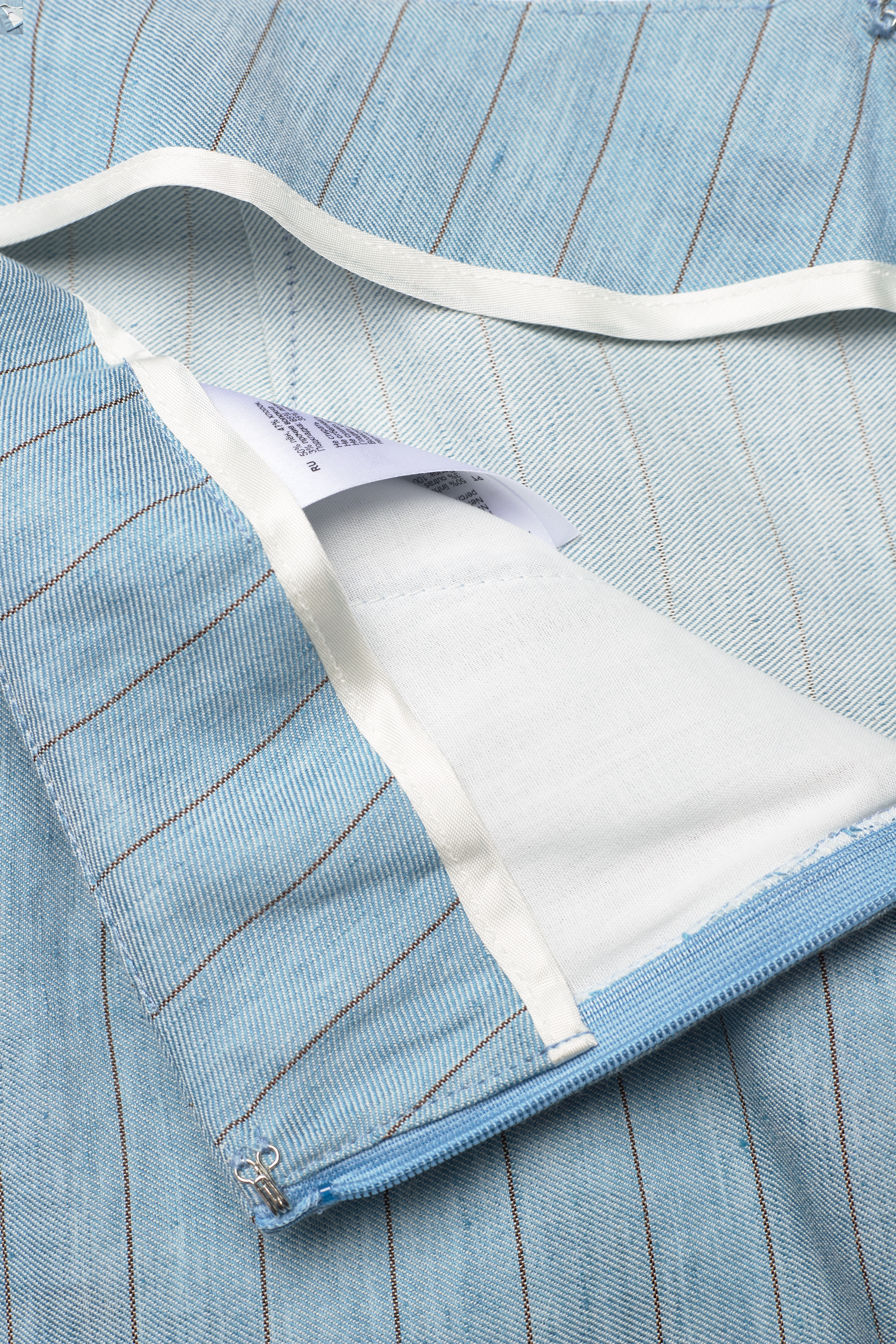 Day Birger et Mikkelsen - Jerry - Summer Pinstripe - tailored trousers - light sky - 4