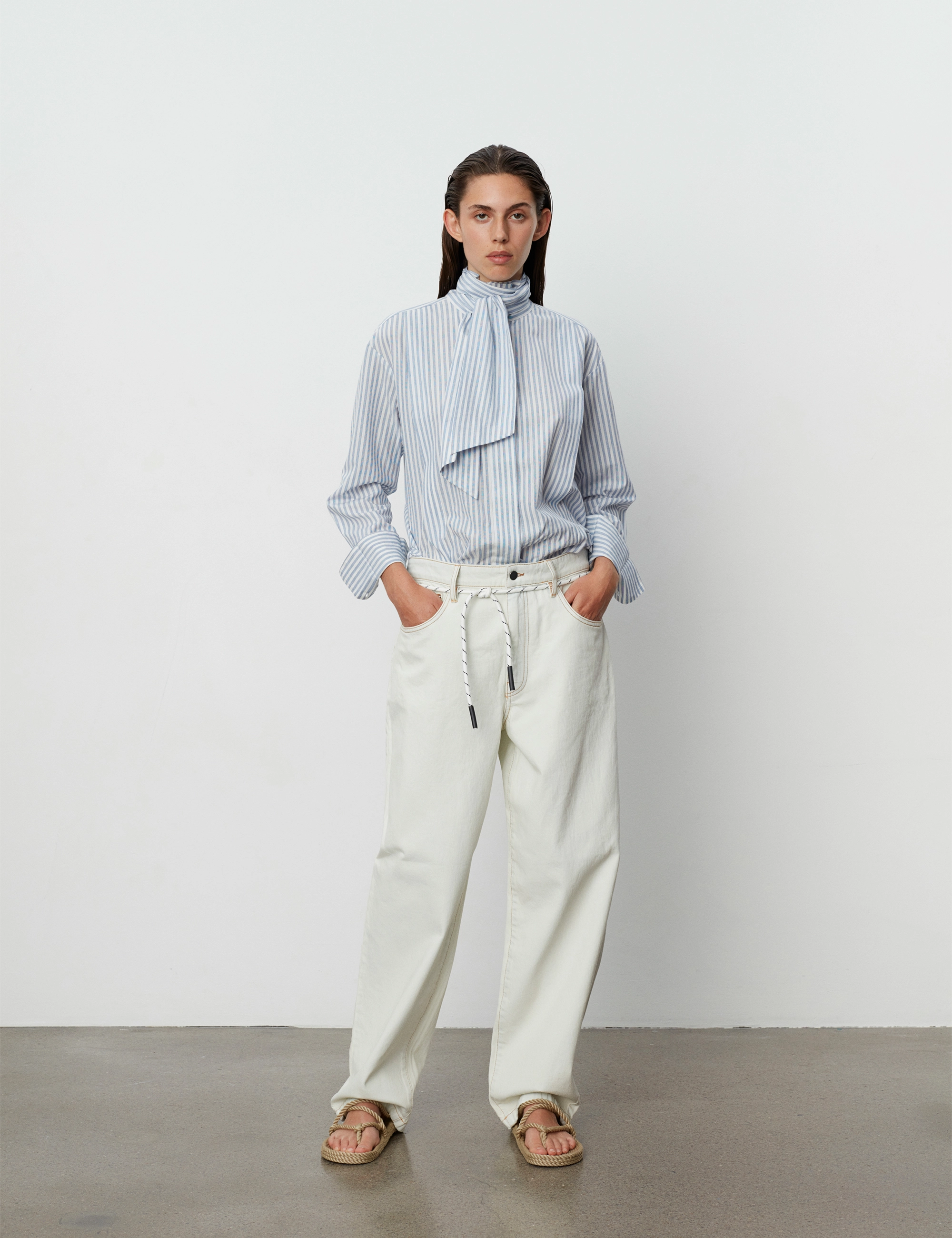 Day Birger et Mikkelsen - Lily - Delicated Stripe - light blue - 2