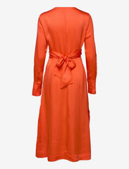 Day Birger et Mikkelsen - Mila - Fluid Texture - midi dresses - spicy orange - 1