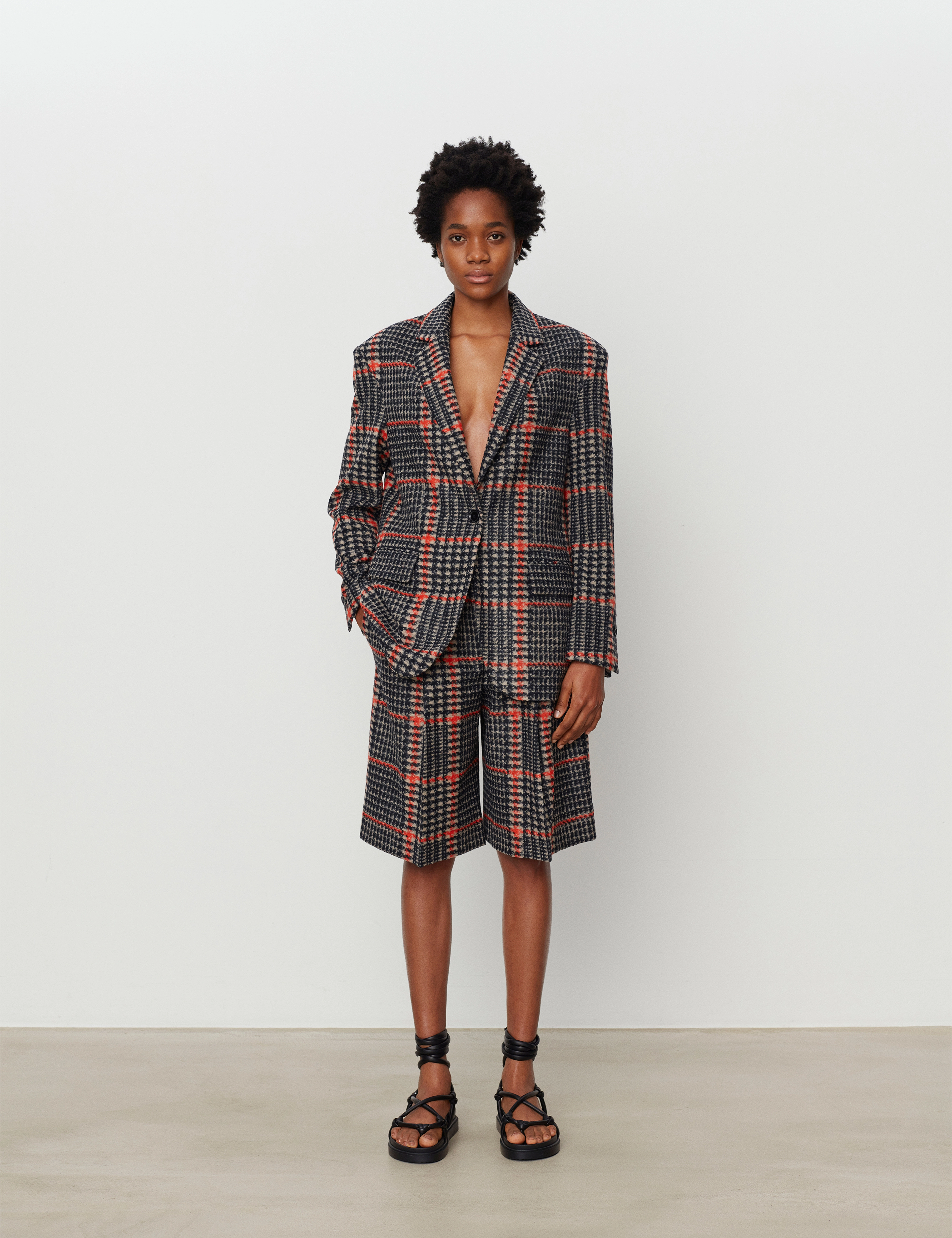 Day Birger et Mikkelsen - Allen - Wool Check - black - 2