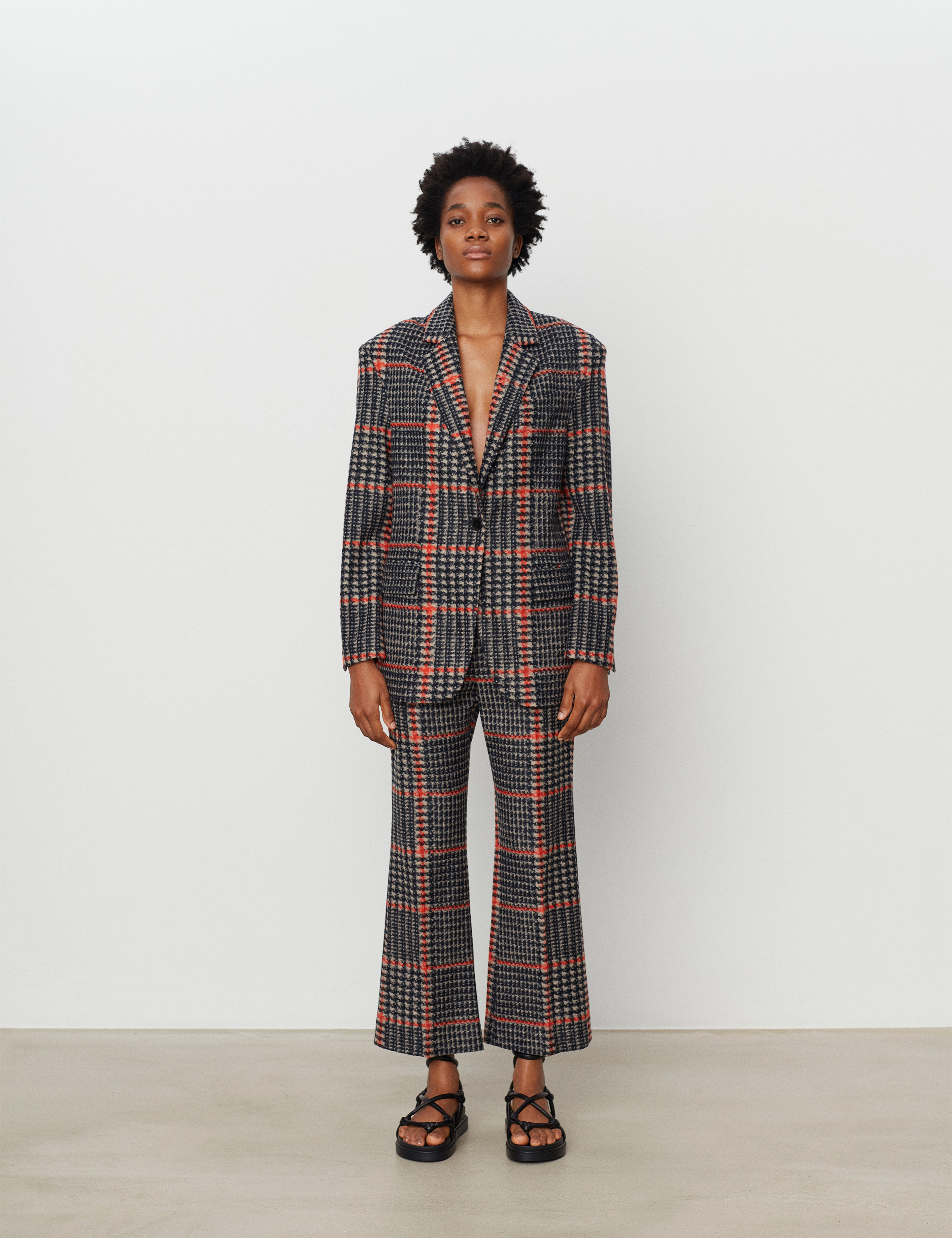 Day Birger et Mikkelsen - Jerry - Wool Check - black - 2