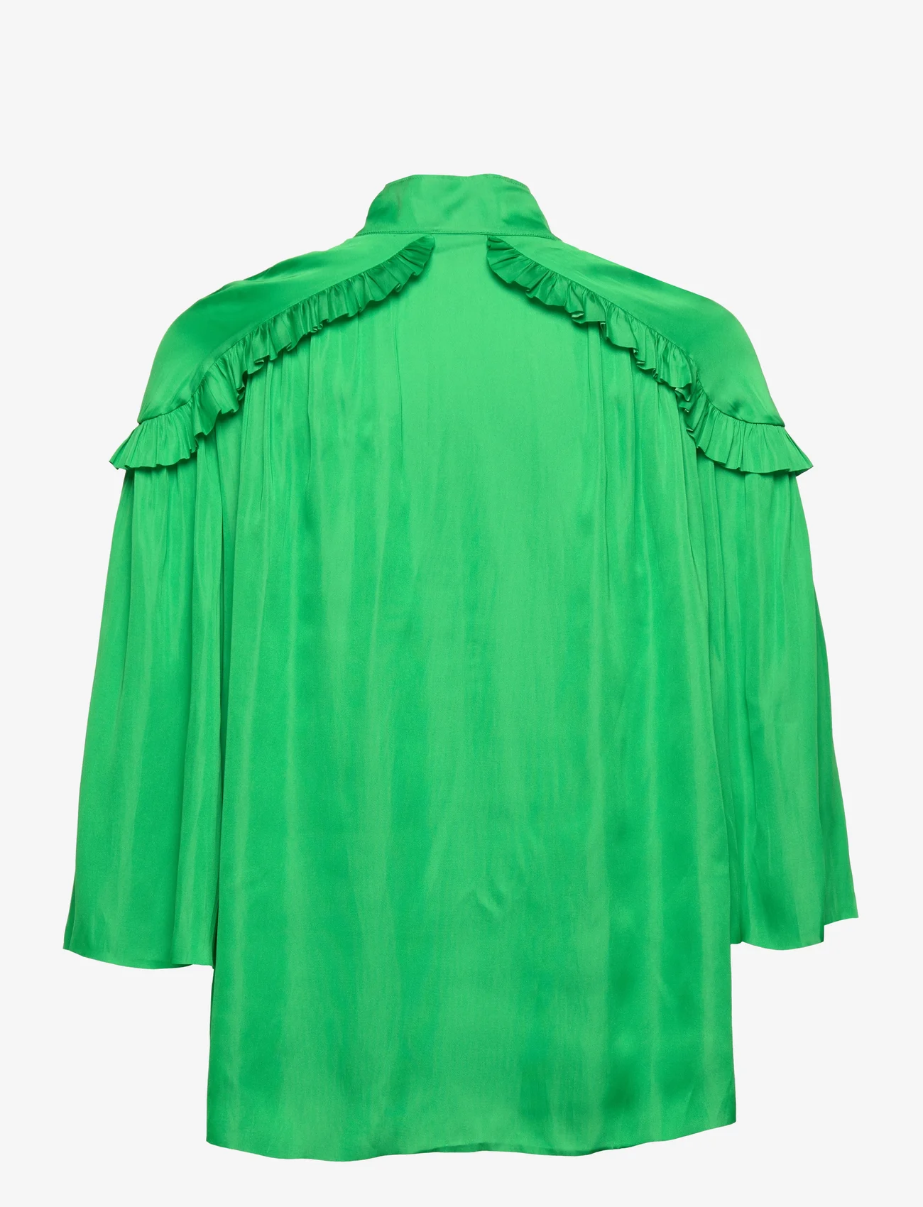 Day Birger et Mikkelsen - Mateo - Modern Drape - long-sleeved blouses - kelly green - 1