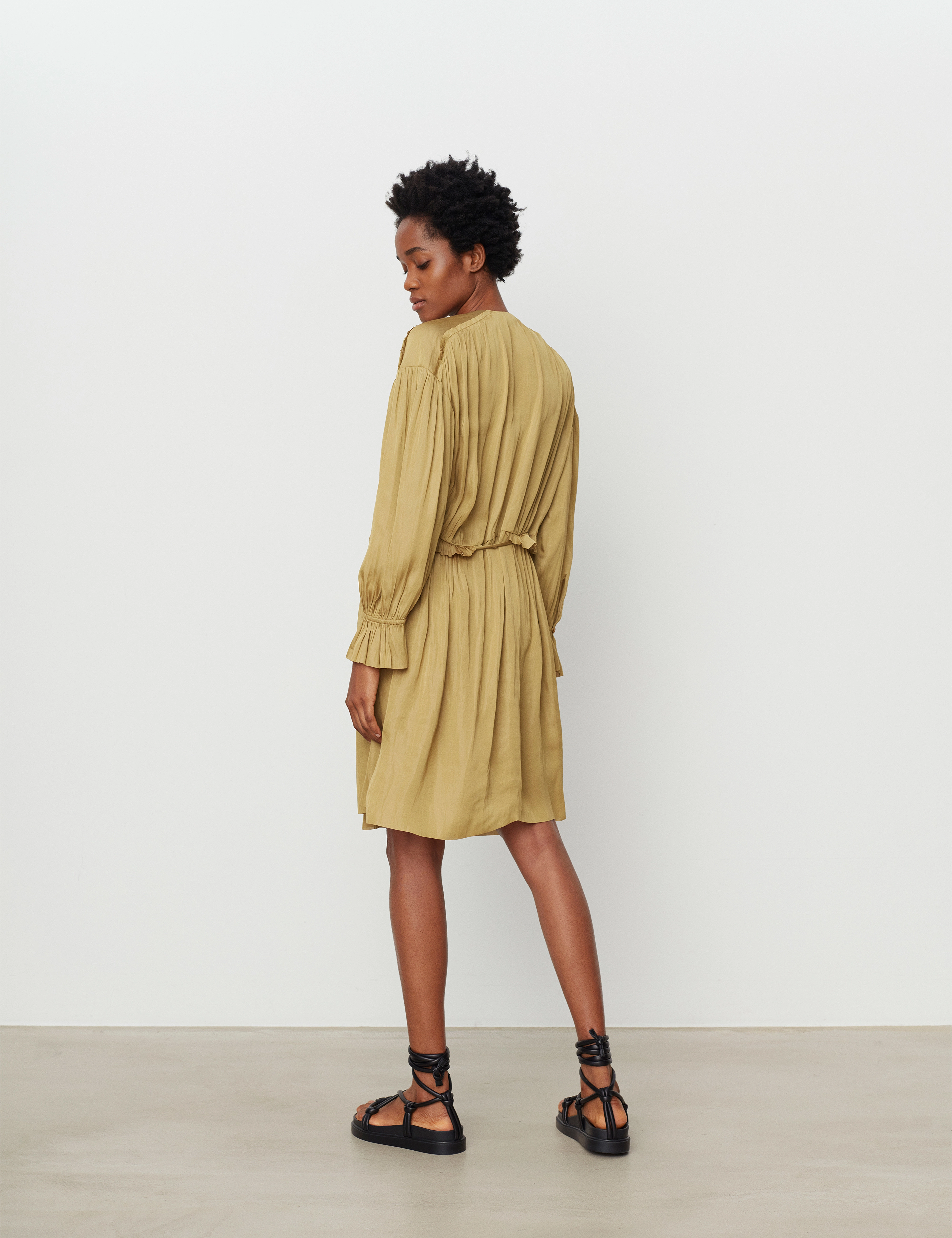 Day Birger et Mikkelsen - Sophie - Modern Drape - wrap dresses - khaki - 4