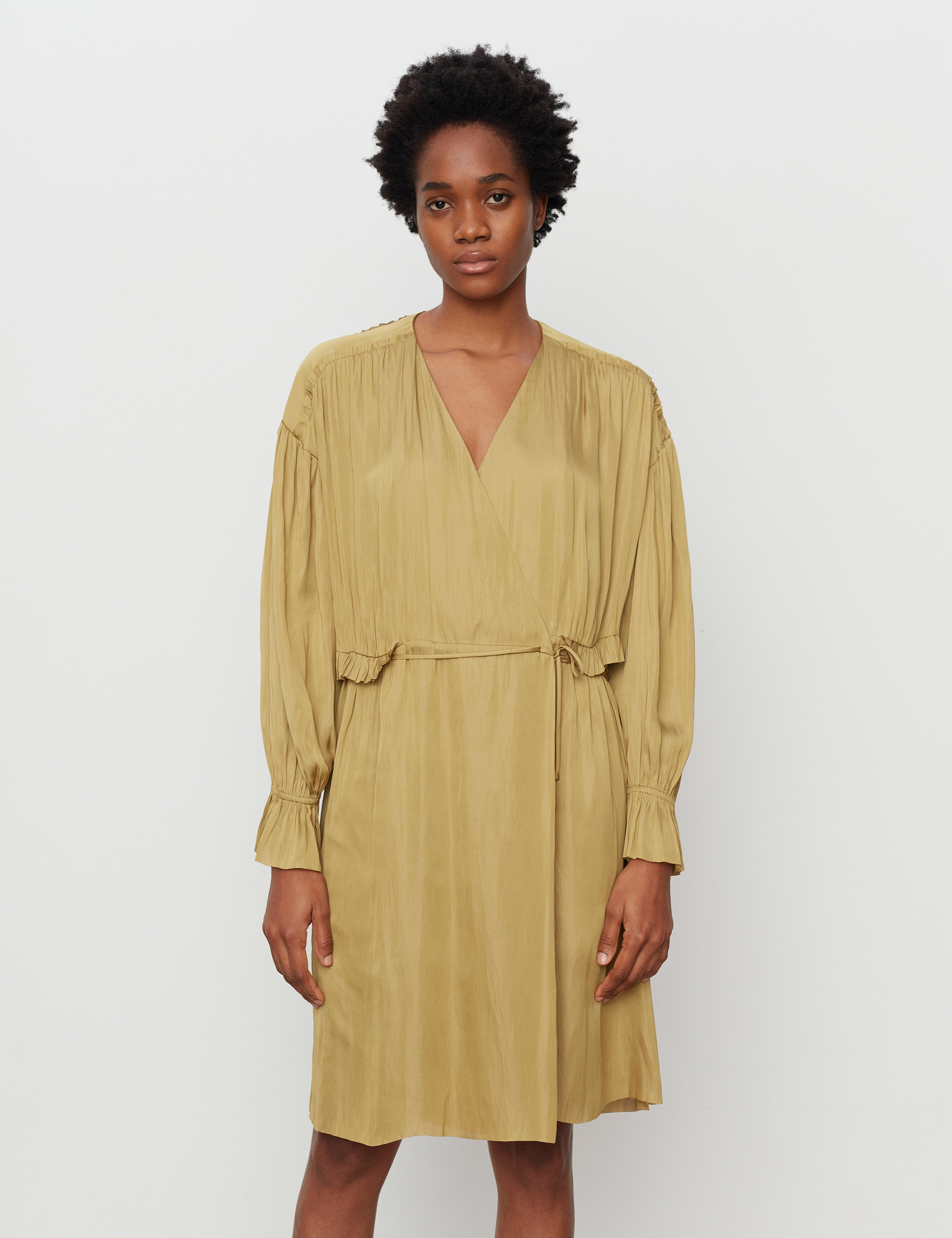 Day Birger et Mikkelsen - Sophie - Modern Drape - wrap dresses - khaki - 5