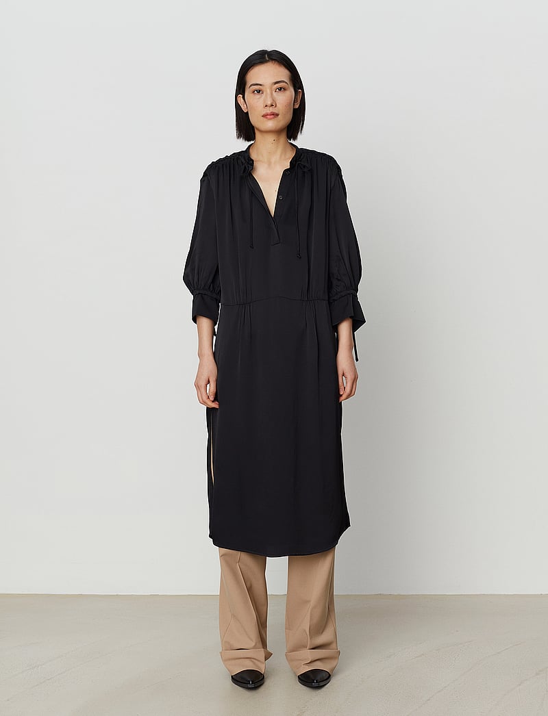 Day Birger et Mikkelsen - Blaize - Fluid Texture - skjortekjoler - black - 0