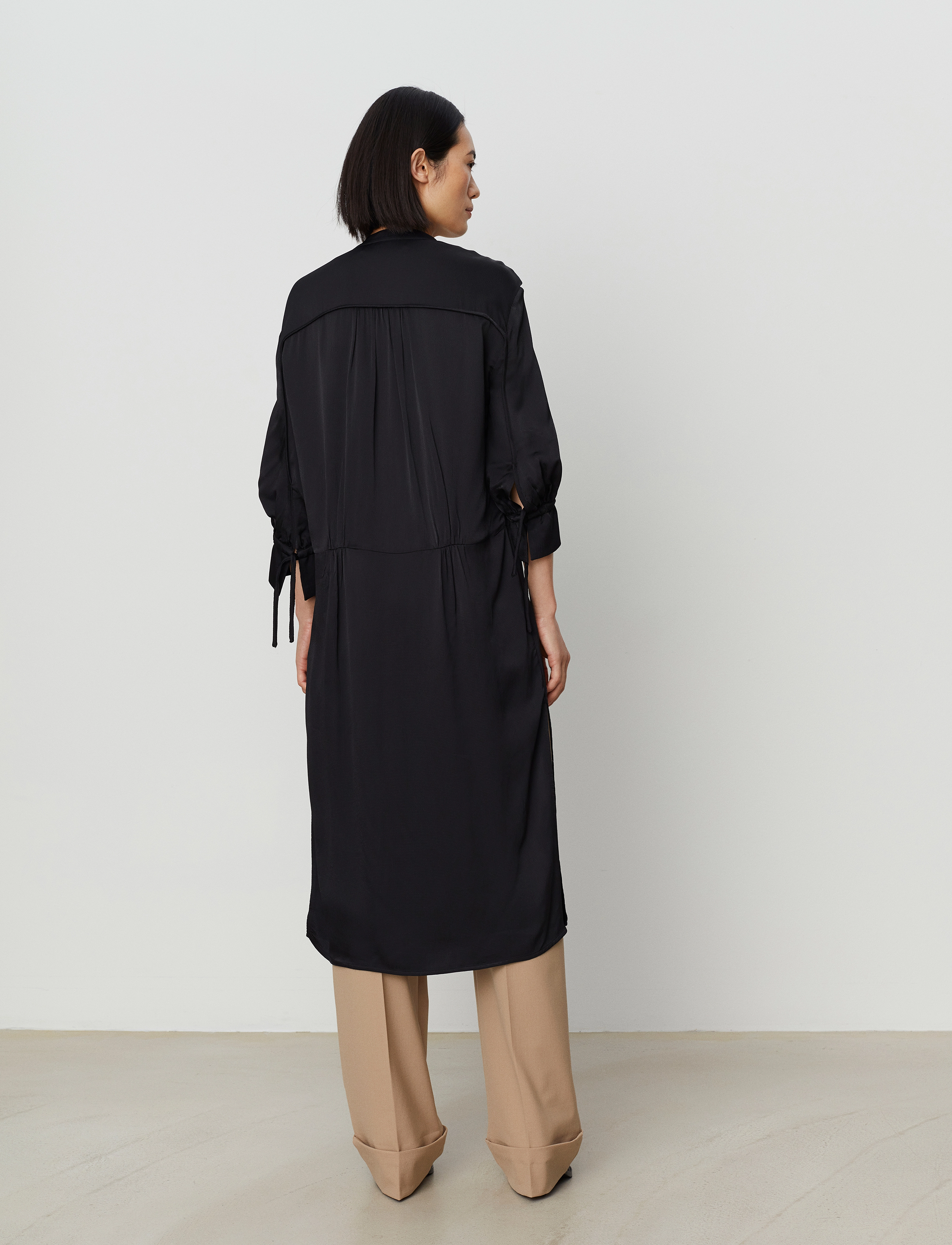 Day Birger et Mikkelsen - Blaize - Fluid Texture - midikleidid - black - 4