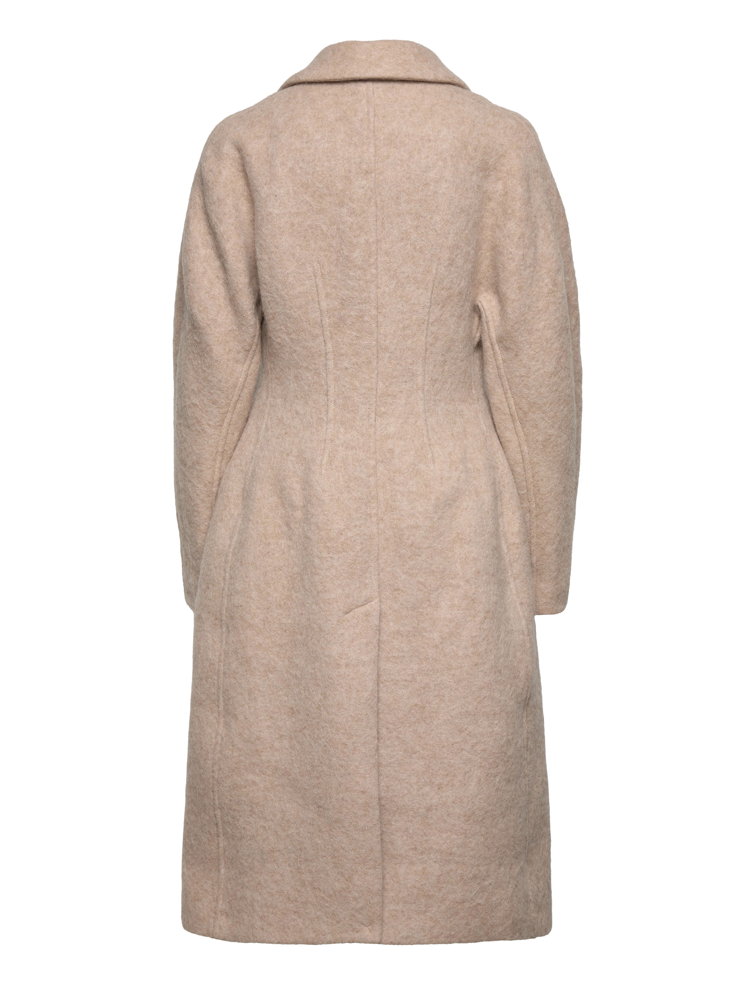 Day Birger et Mikkelsen - Sigga - Fluffy Wool Blend - pale khaki - 1