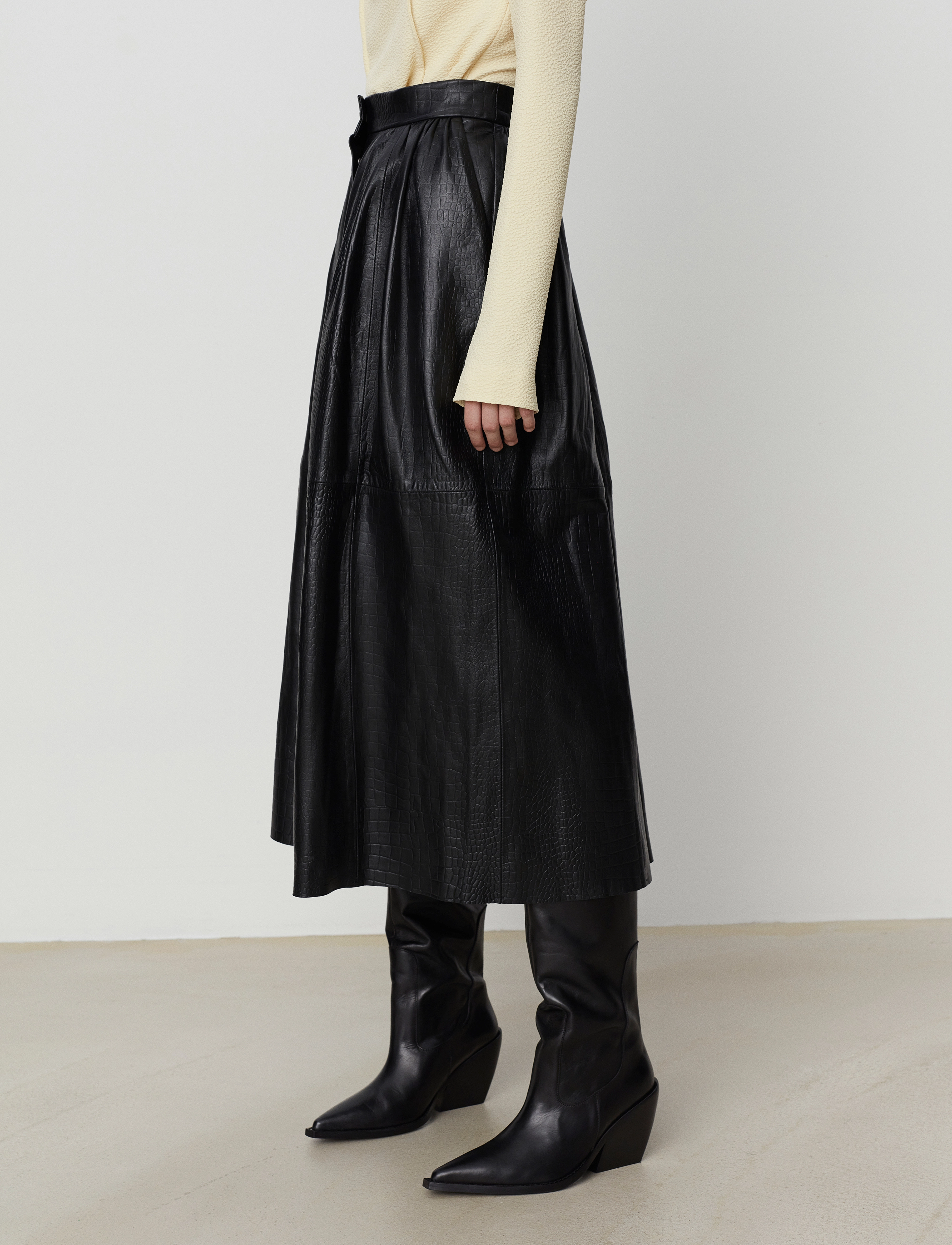 Day Birger et Mikkelsen - Edith - Lamb Croco - black - 3