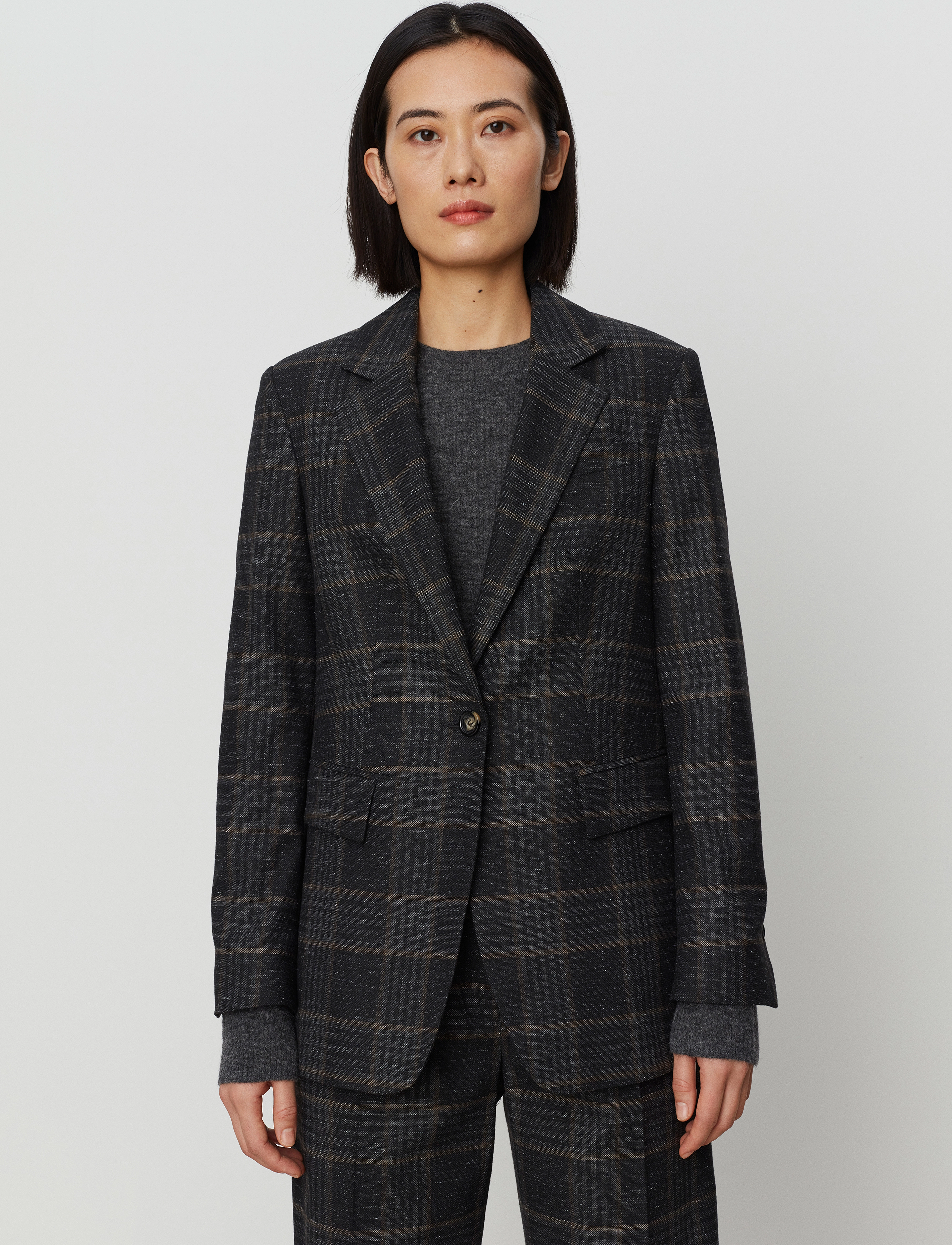 Day Birger et Mikkelsen - Elton - Wonderful Check - dark grey melange - 3