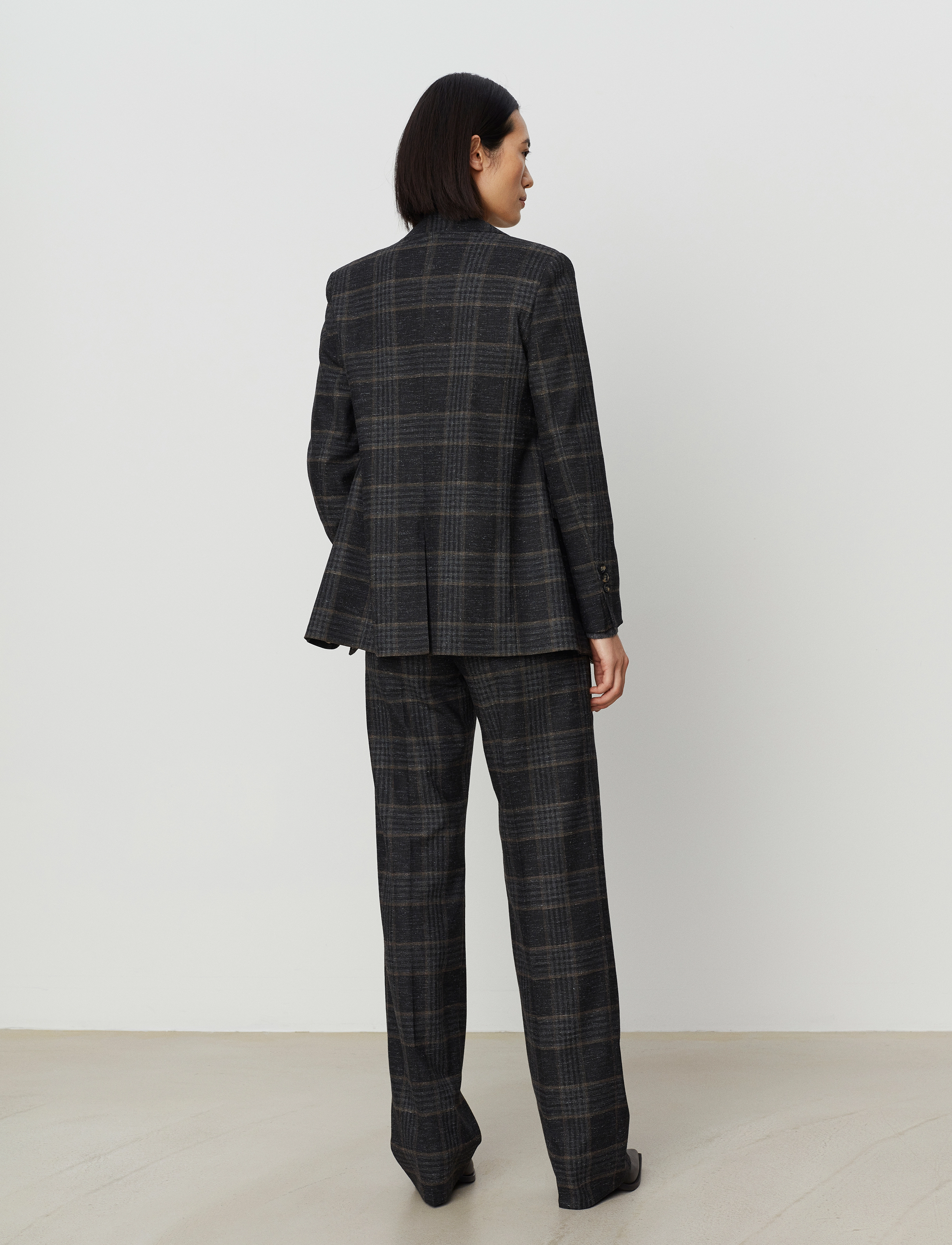 Day Birger et Mikkelsen - Elton - Wonderful Check - dark grey melange - 5